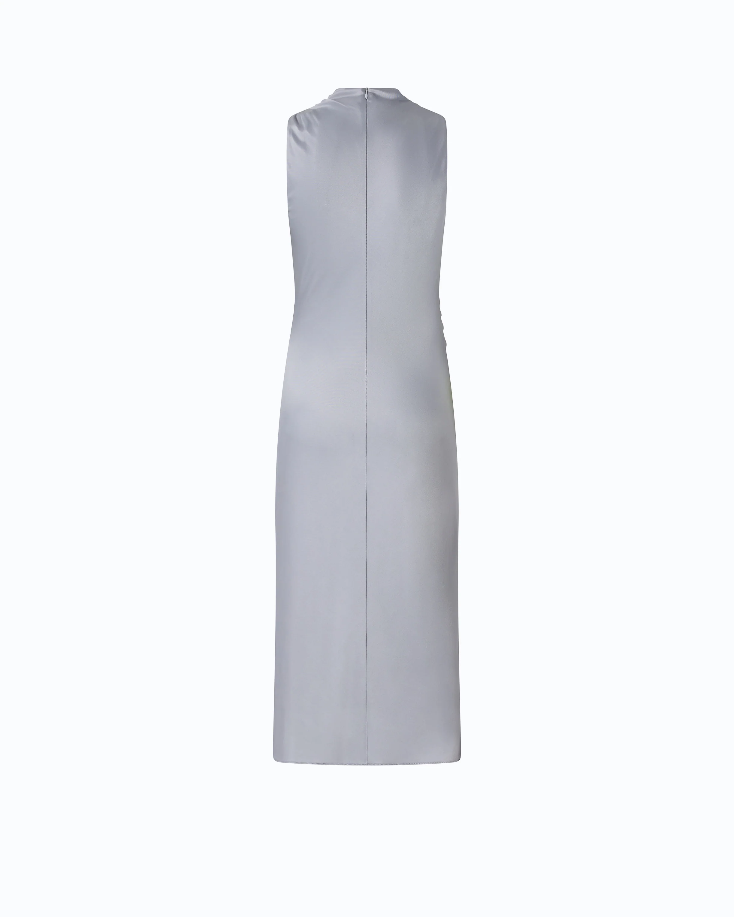 Abito midi a tubino con collo drappeggiato - Image 6