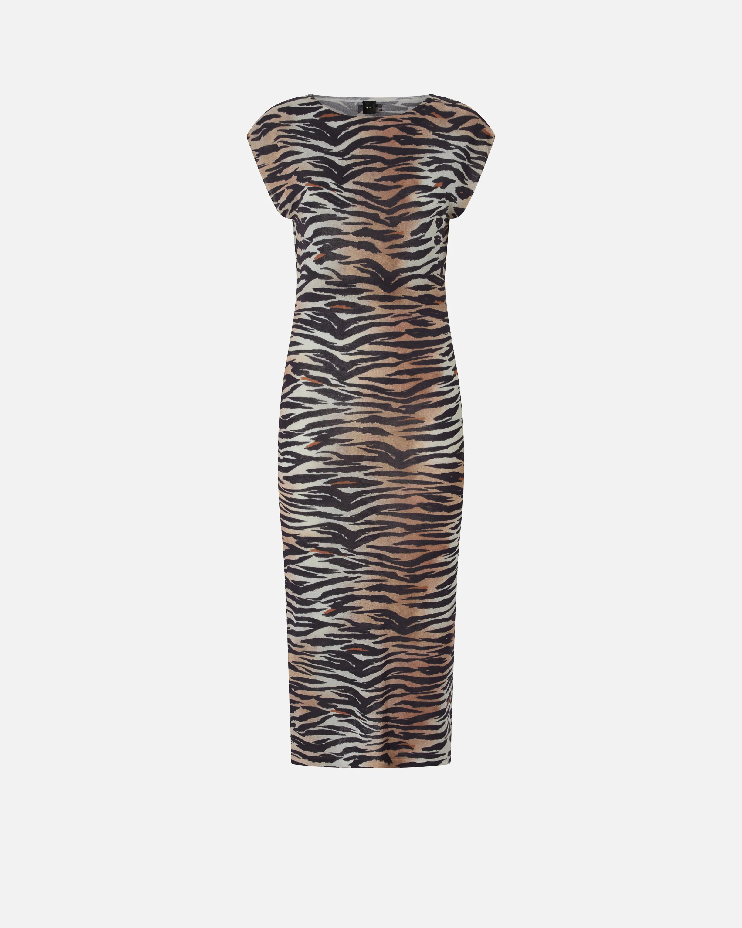 Abito midi a tubino con stampa animalier - Image 5