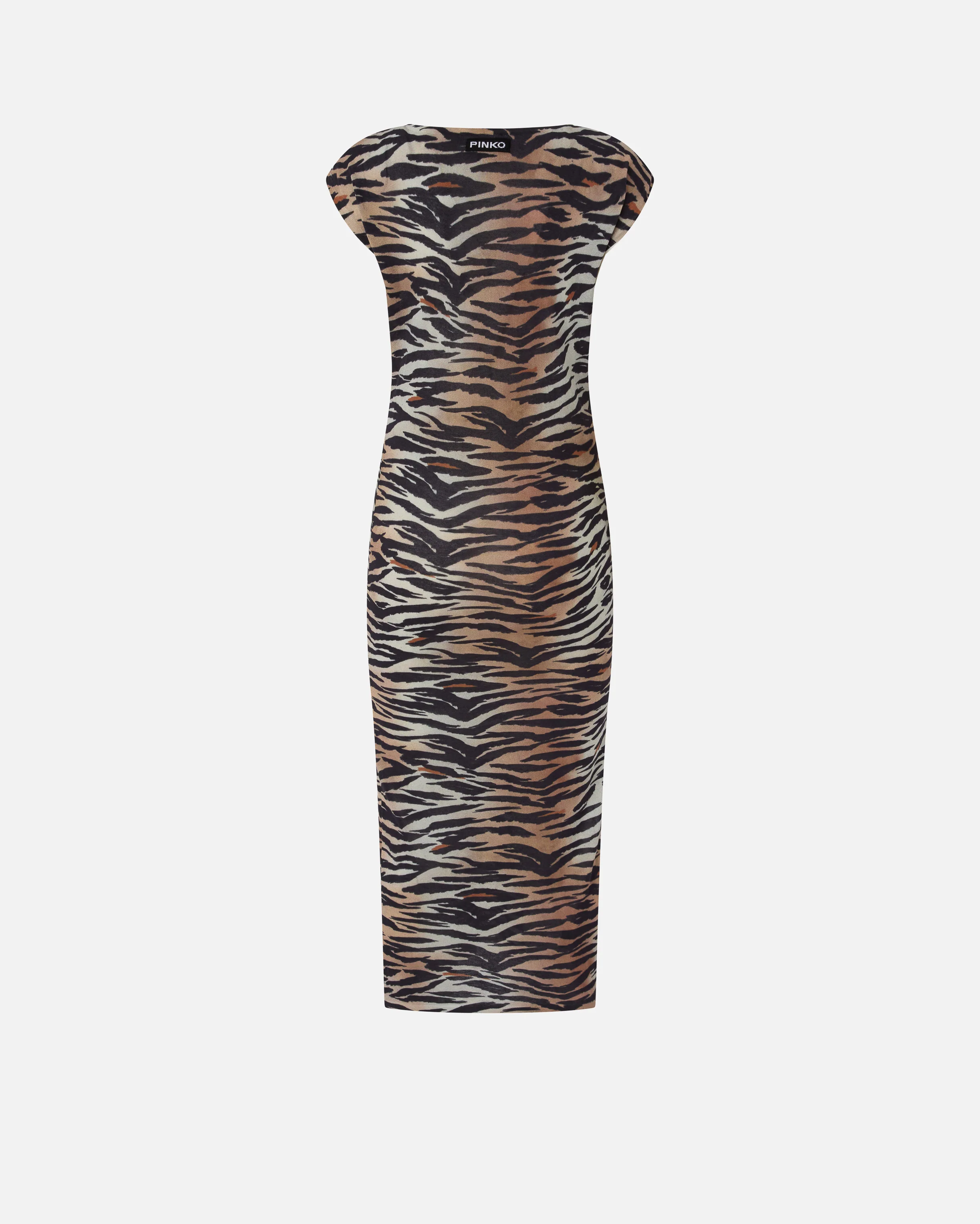 Abito midi a tubino con stampa animalier - Image 6
