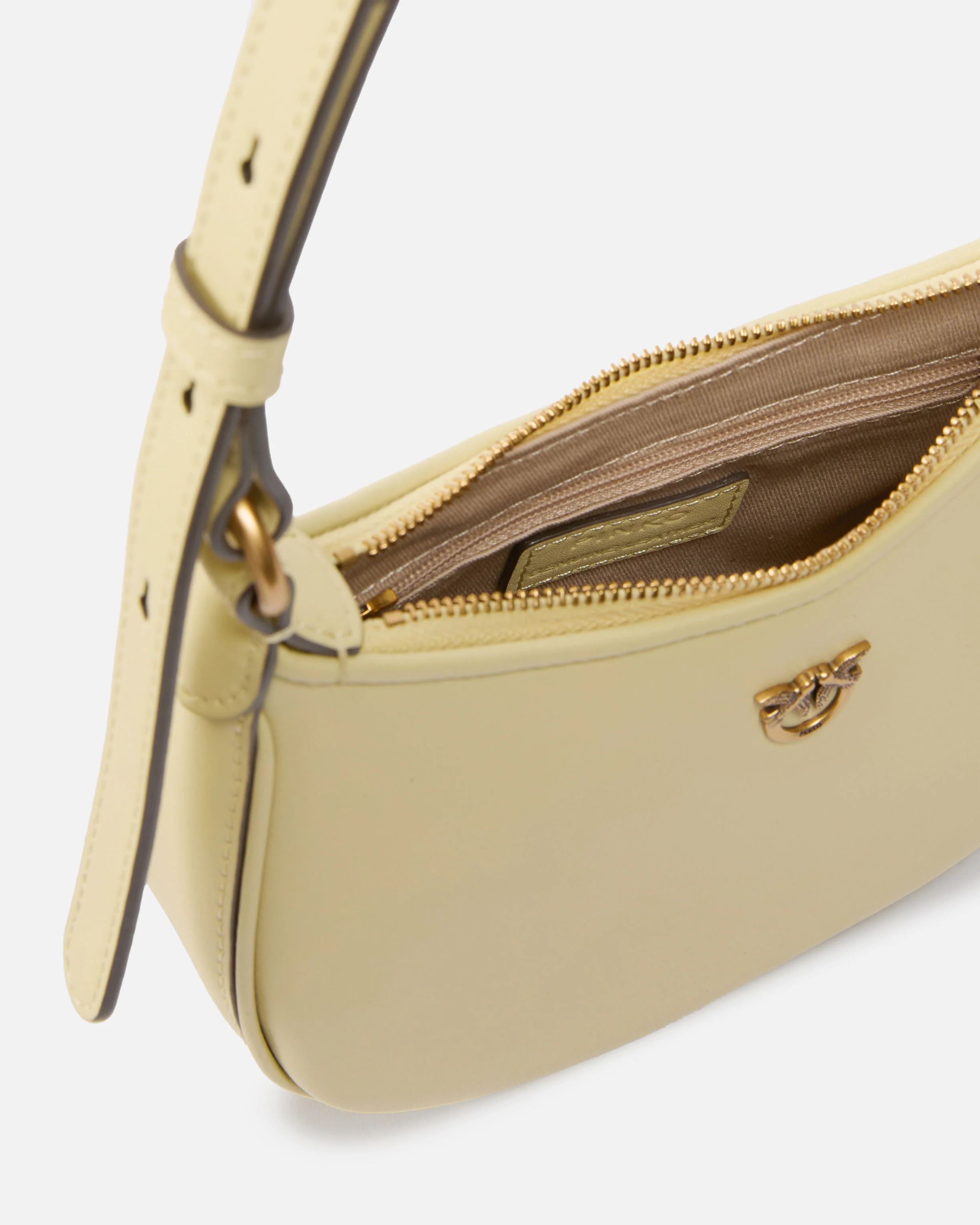 Baby borsa a spalla Half Moon in pelle - Image 4