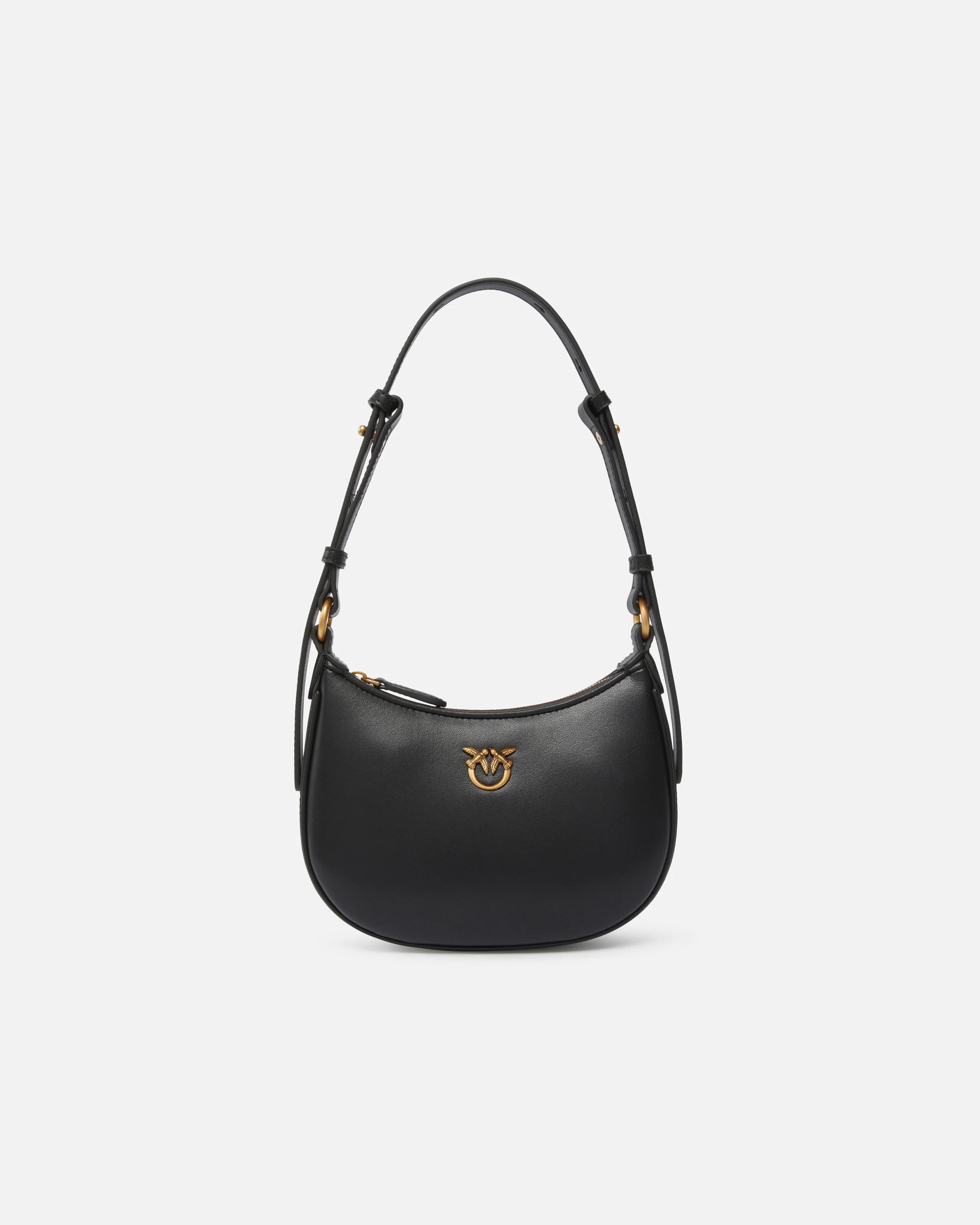 Baby borsa a spalla Half Moon in pelle