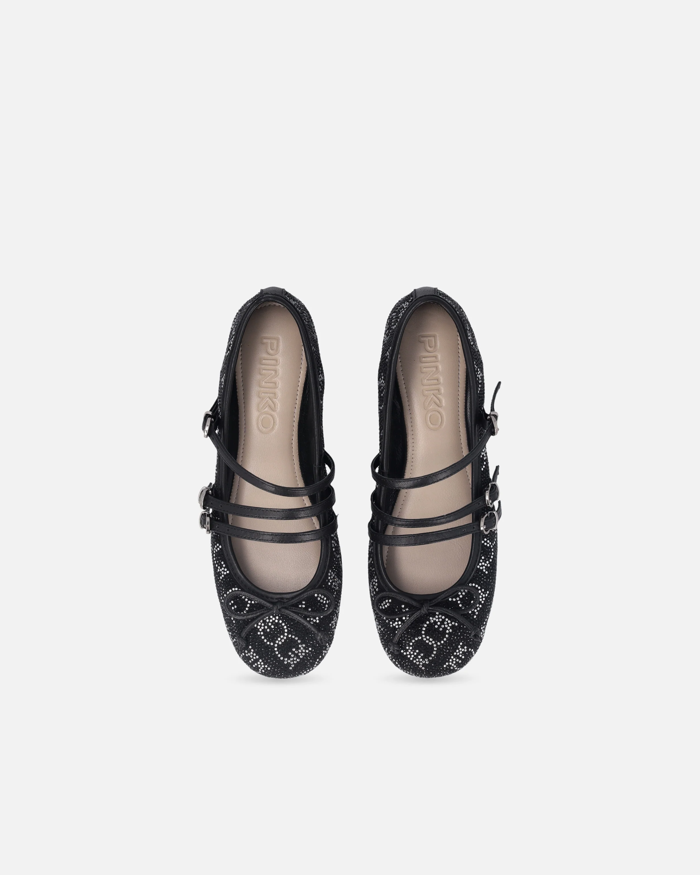 Ballerine Monogram con strass e fiocchetto in punta - Image 9
