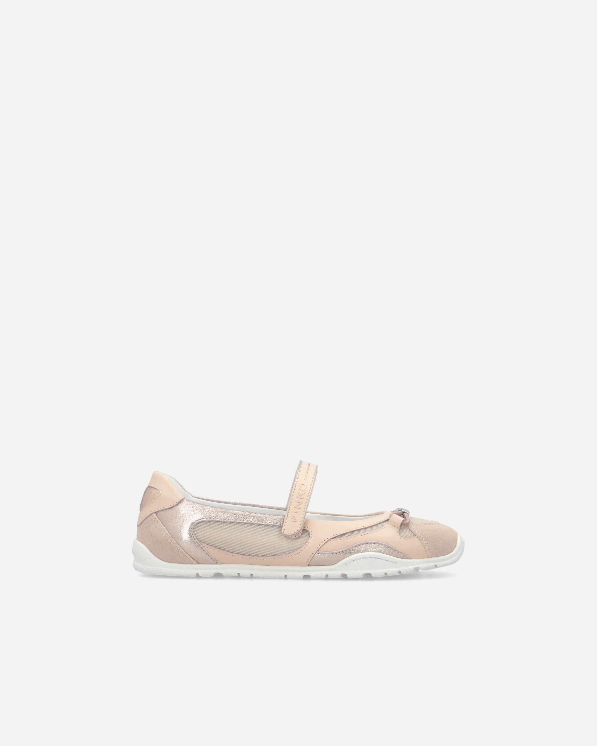 Ballerine sportive con inserti e lettering PINKO