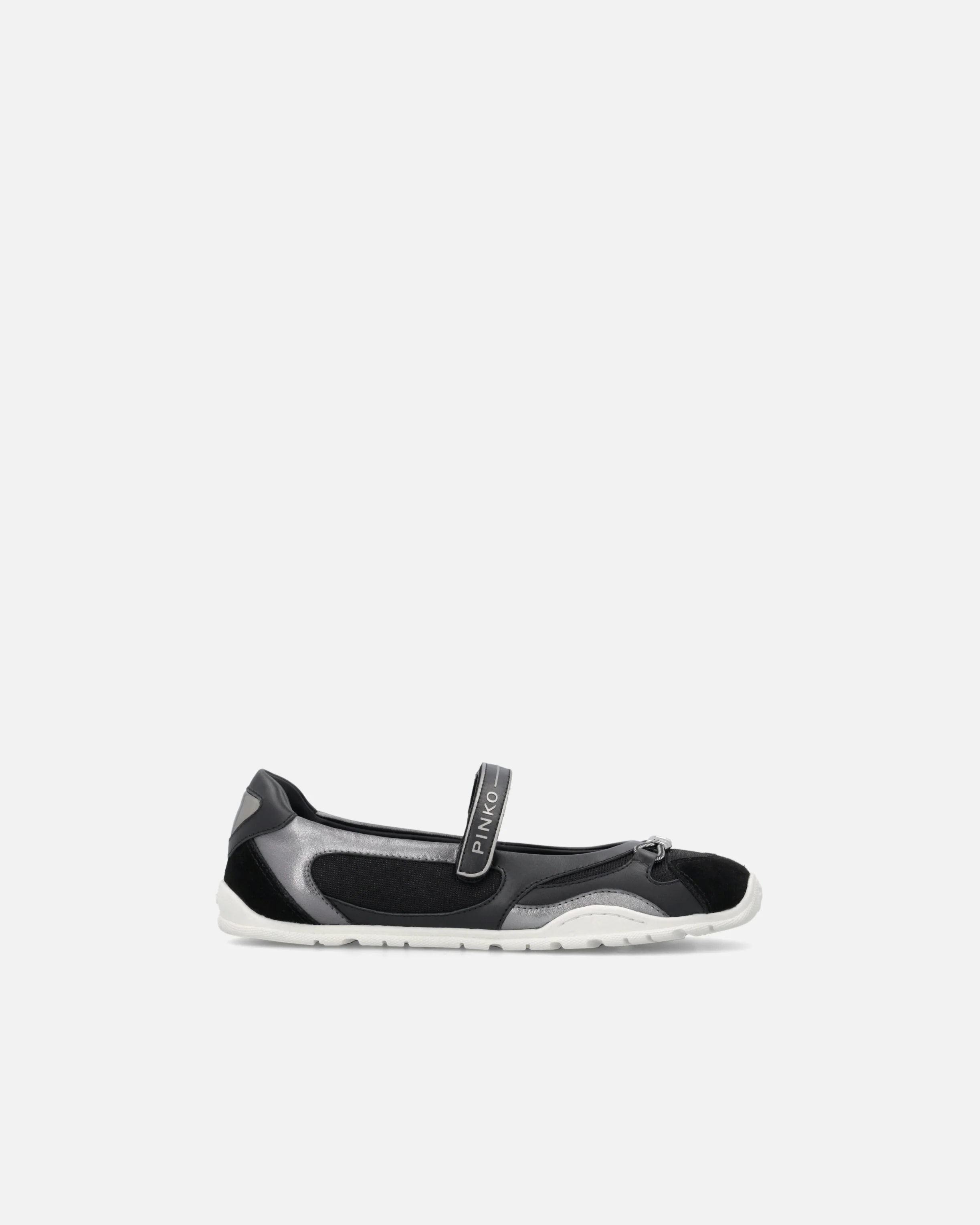 Ballerine sportive con inserti e lettering PINKO