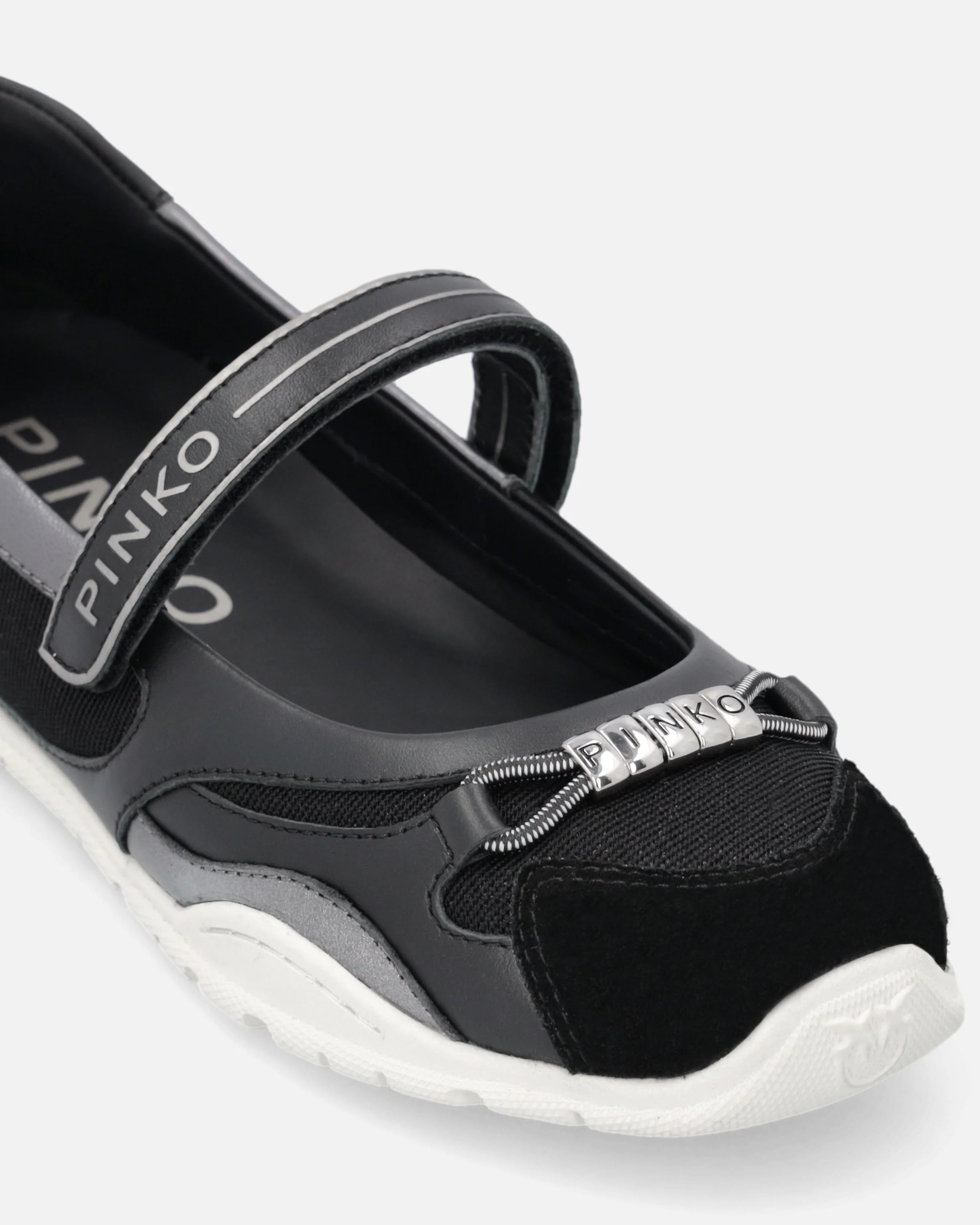 Ballerine sportive con inserti e lettering PINKO - Image 4