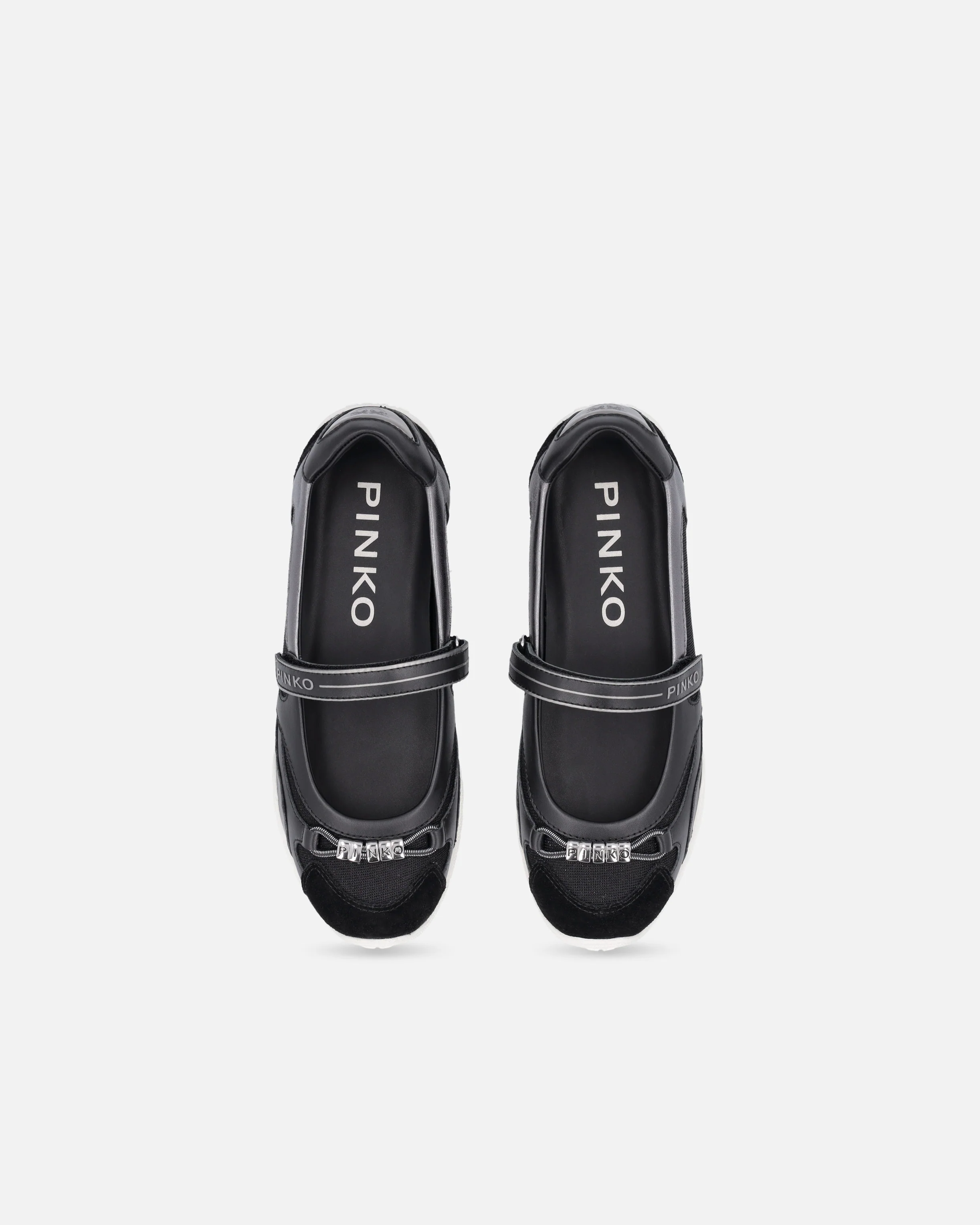 Ballerine sportive con inserti e lettering PINKO - Image 9