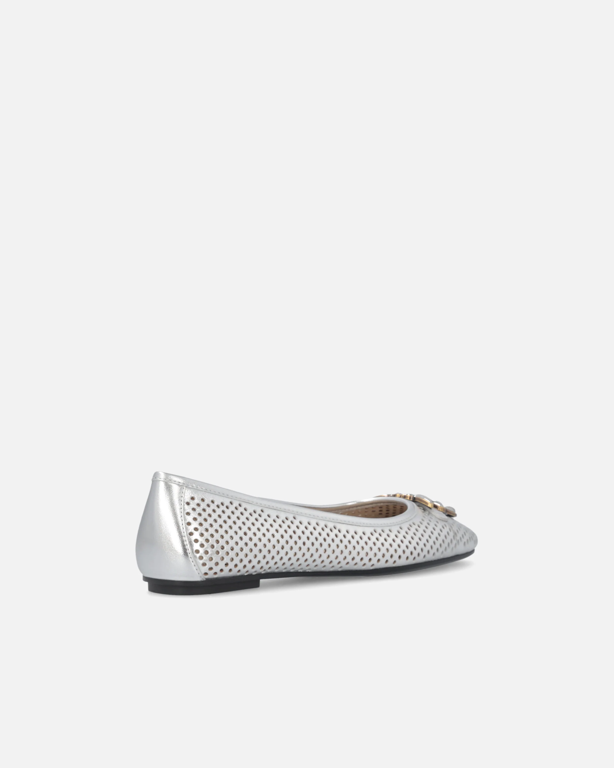Ballerine traforate in nappa laminata - Image 3