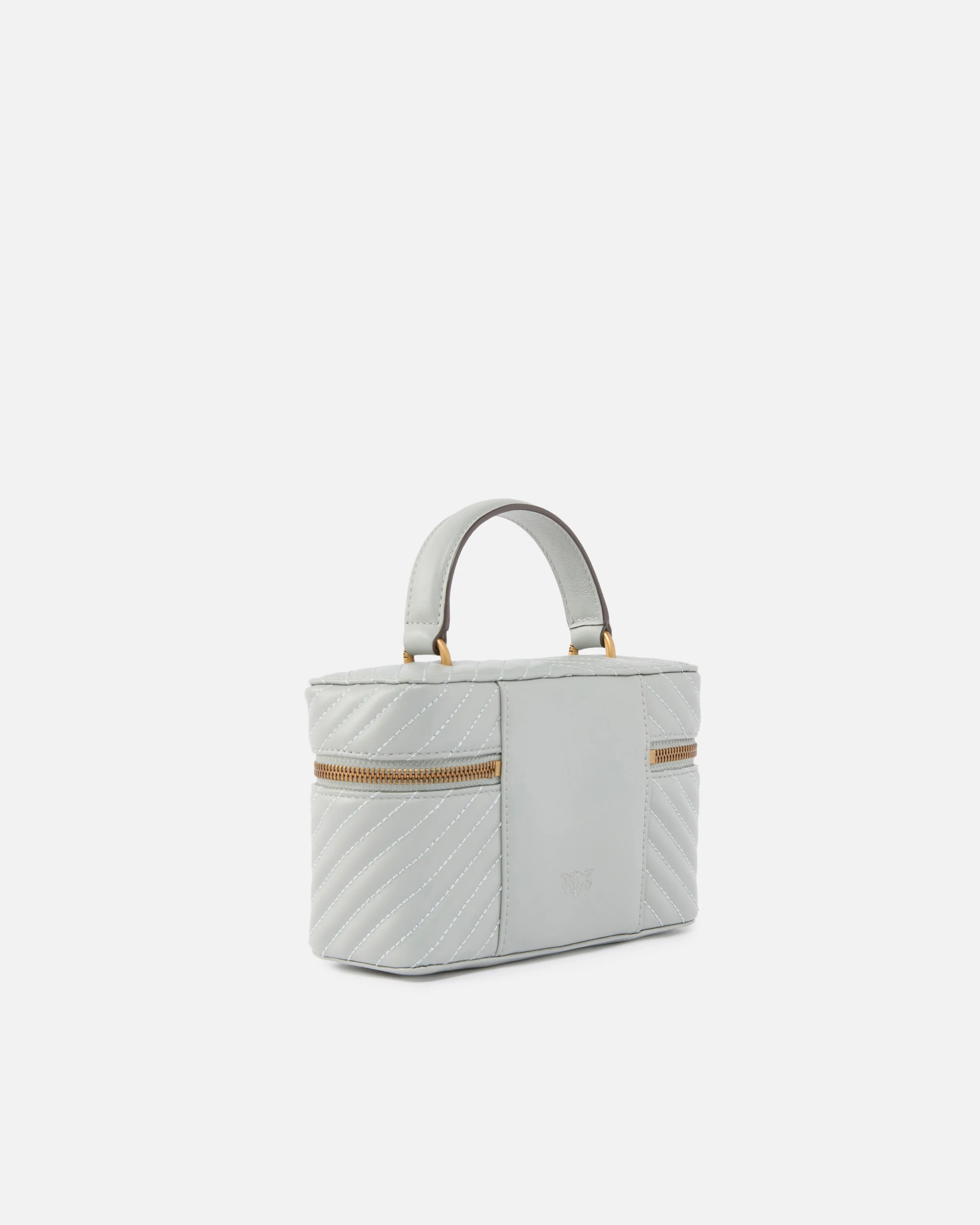 Beauty case a tracolla piccolo in nappa chevron - Image 2