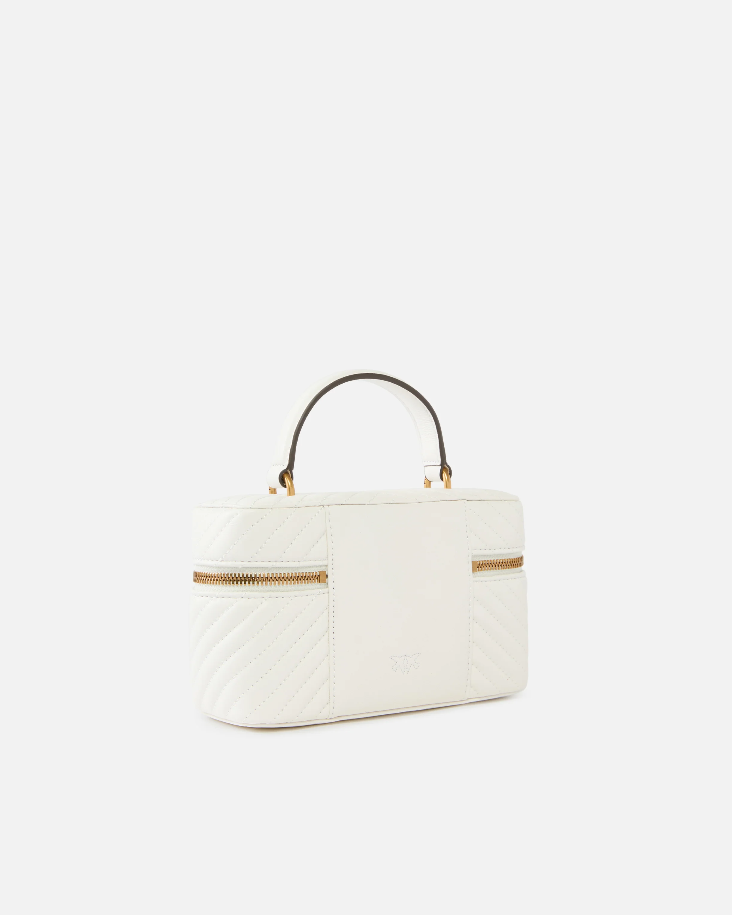 Beauty case a tracolla piccolo in nappa chevron - Image 2