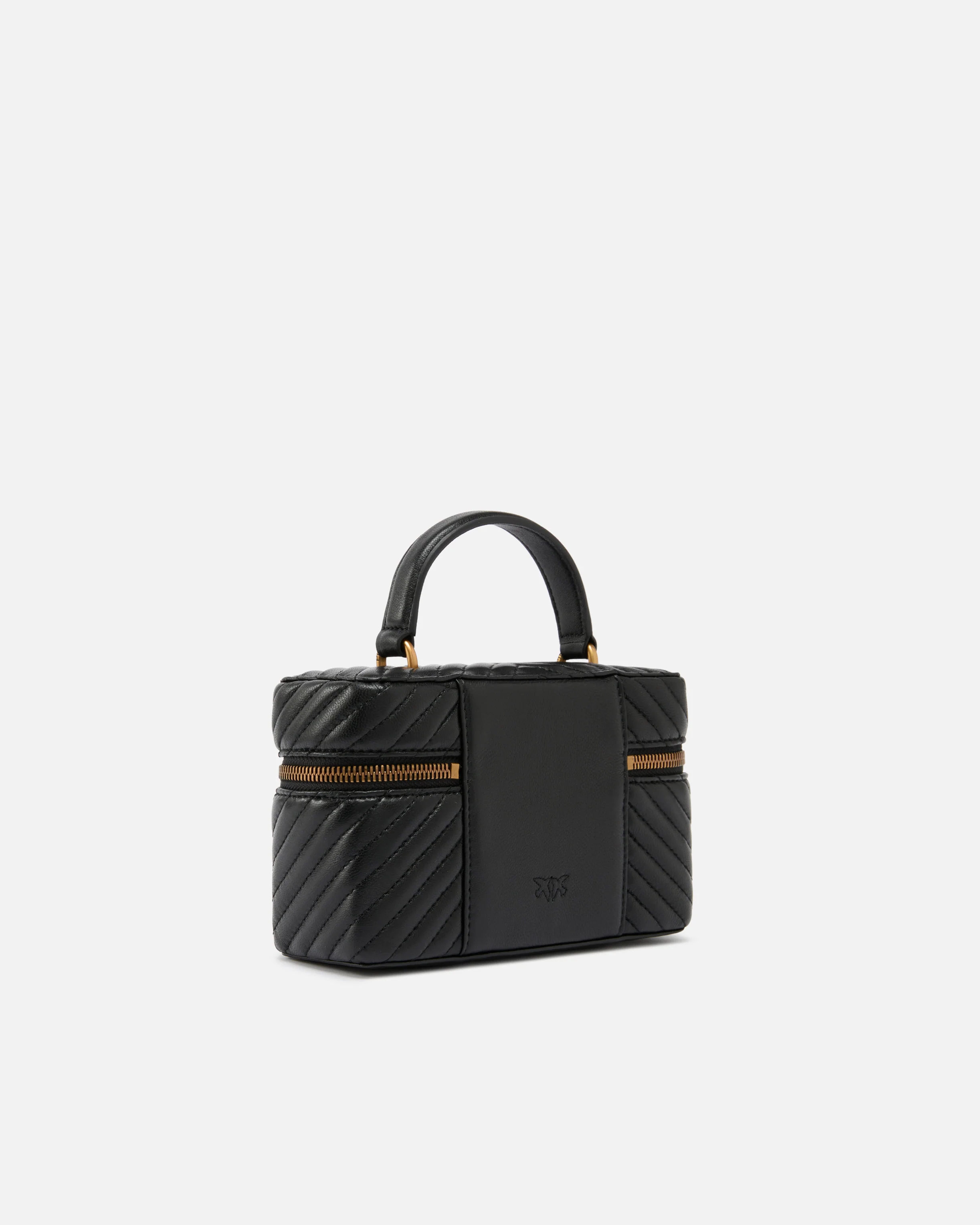 Beauty case a tracolla piccolo in nappa chevron - Image 2