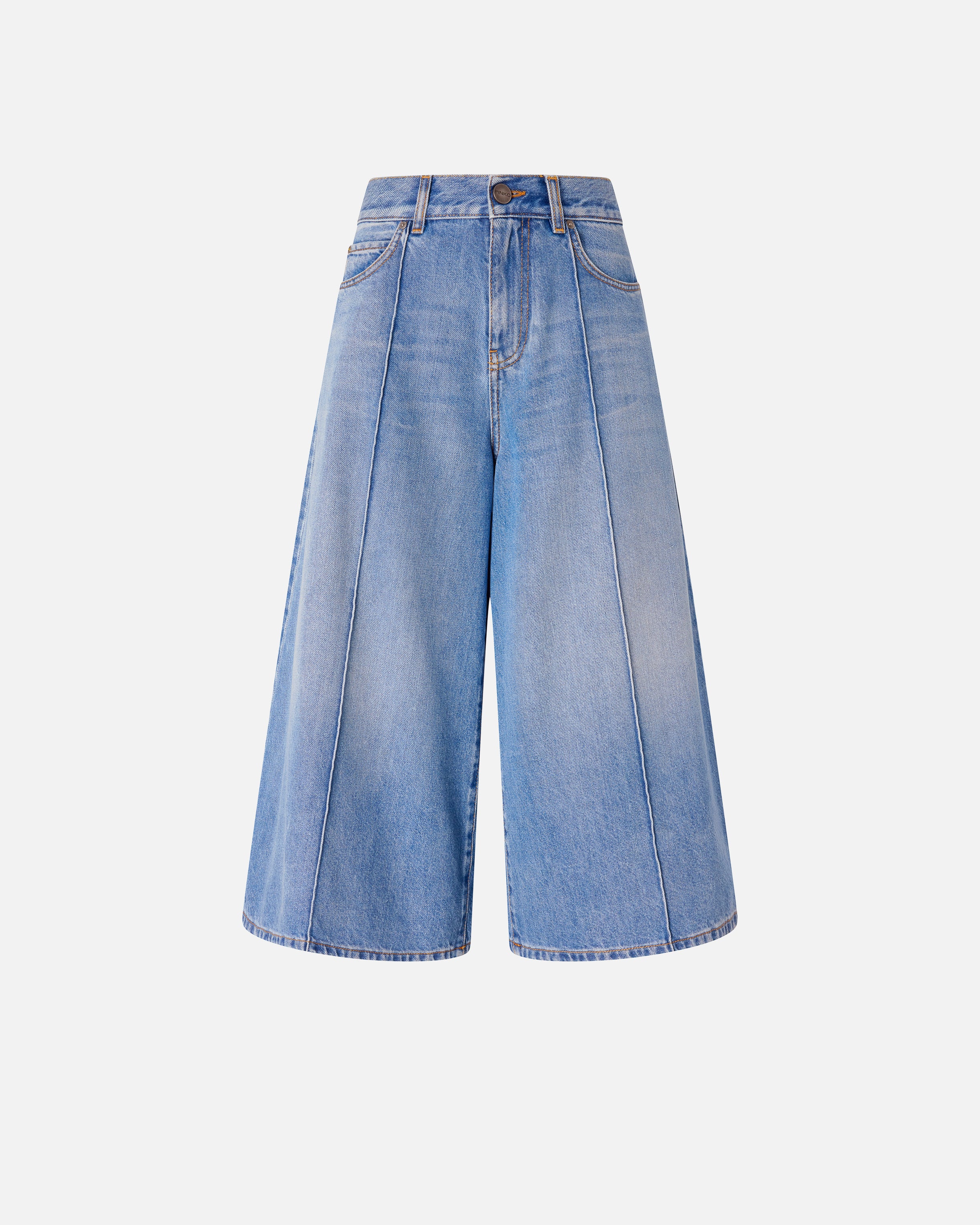 Bermuda wide leg in denim - Image 5
