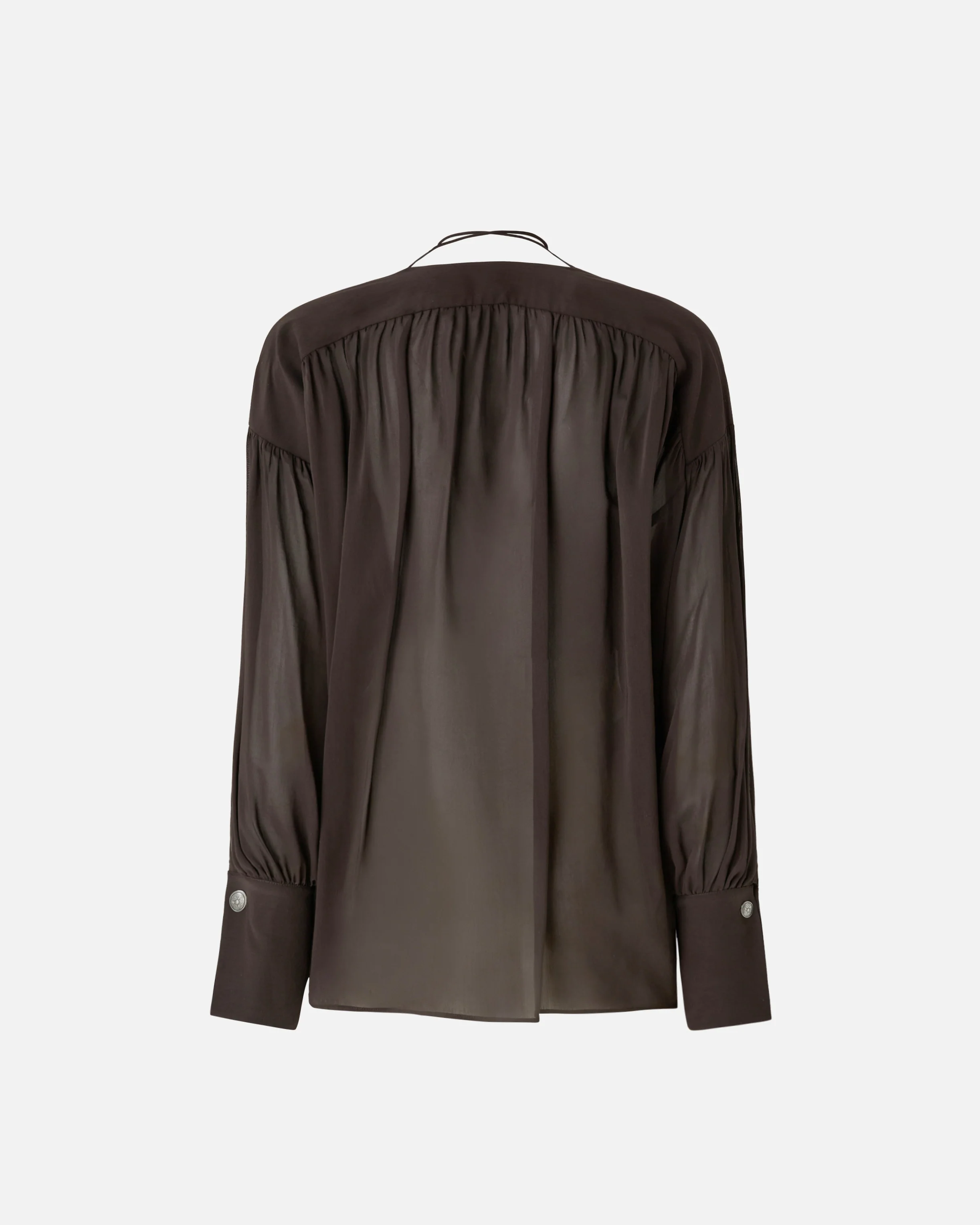 Blusa con scollo a V e arricci - Image 6