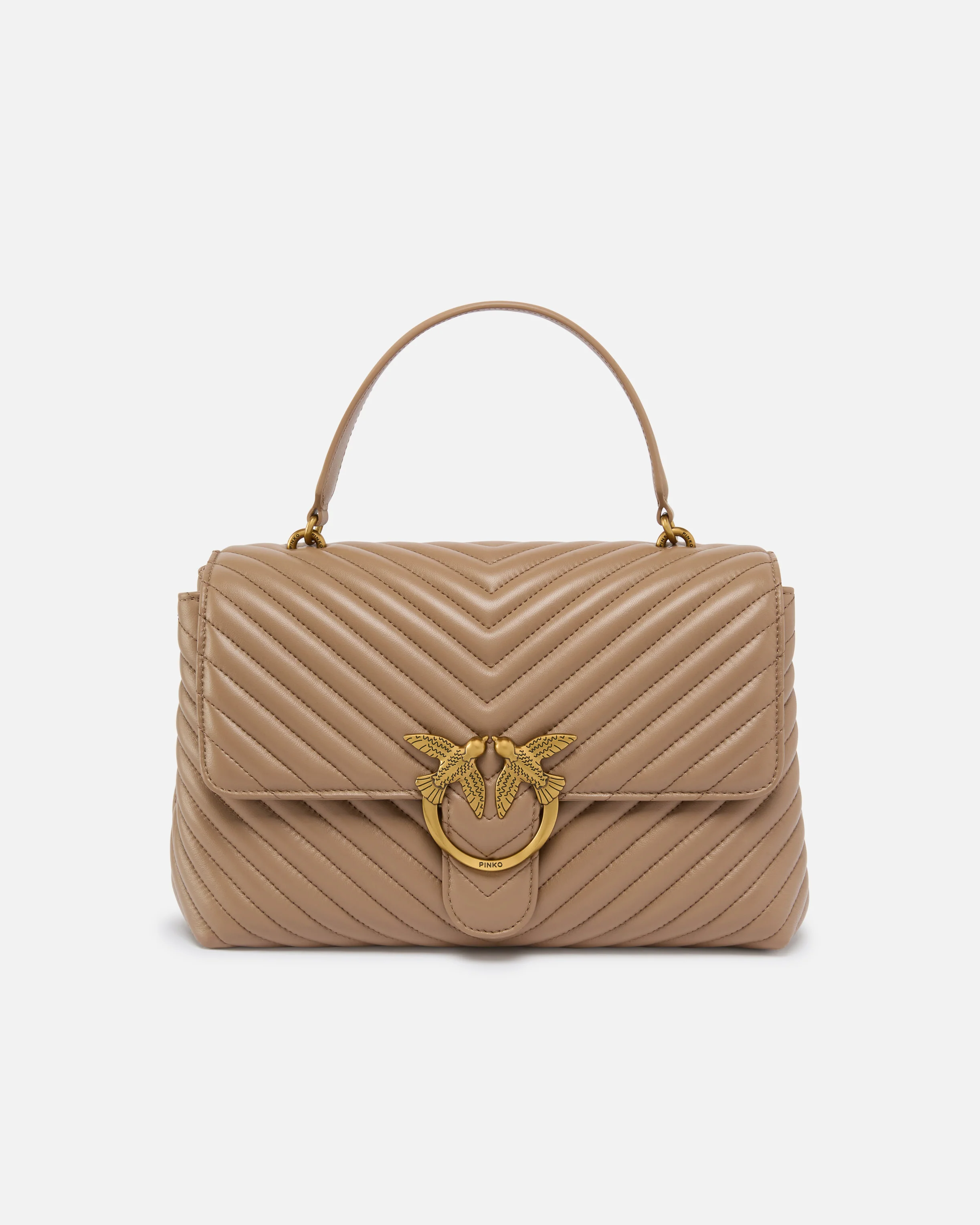 Borsa a mano grande Lady Love Bag Puff Chevron