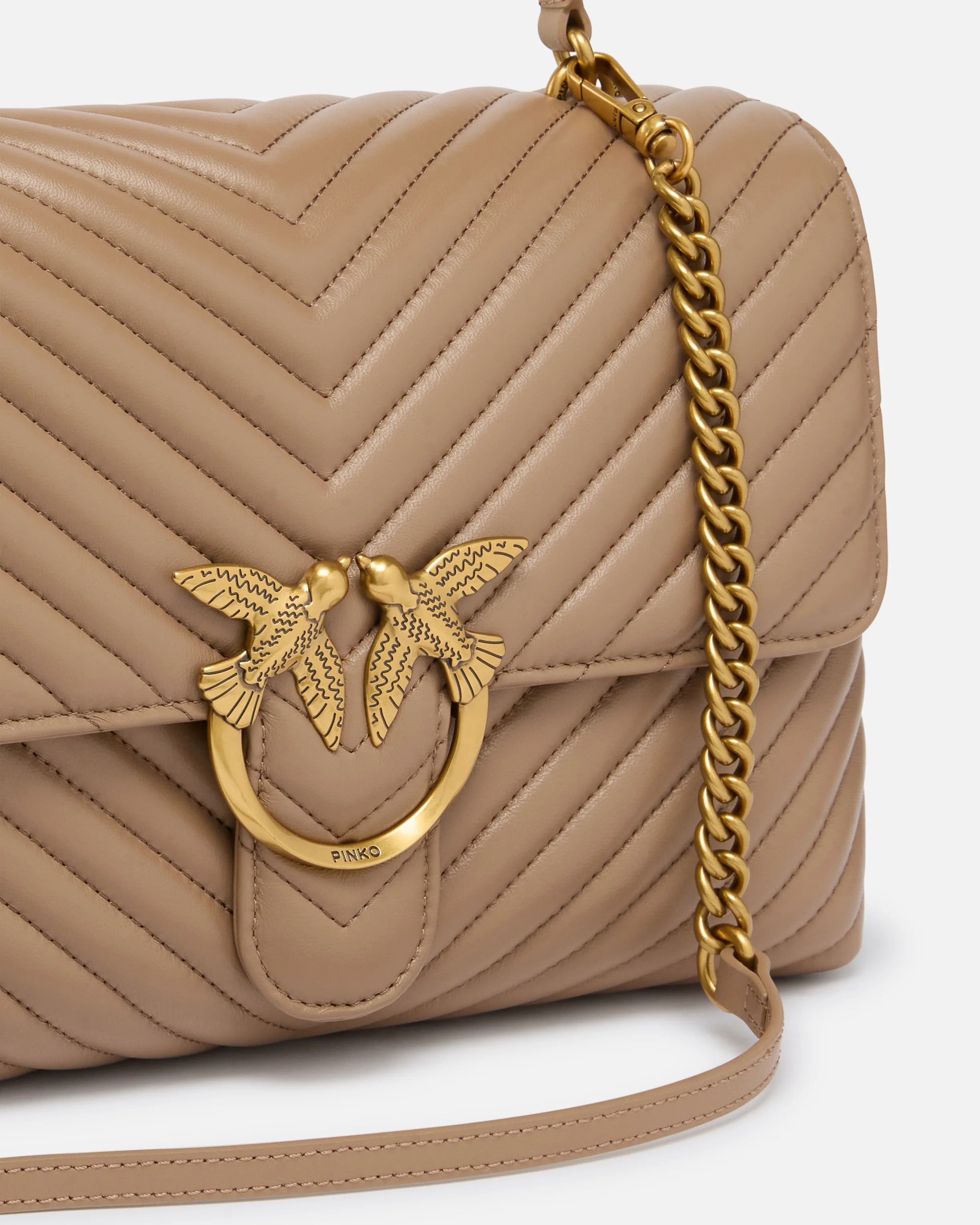 Borsa a mano grande Lady Love Bag Puff Chevron - Image 3