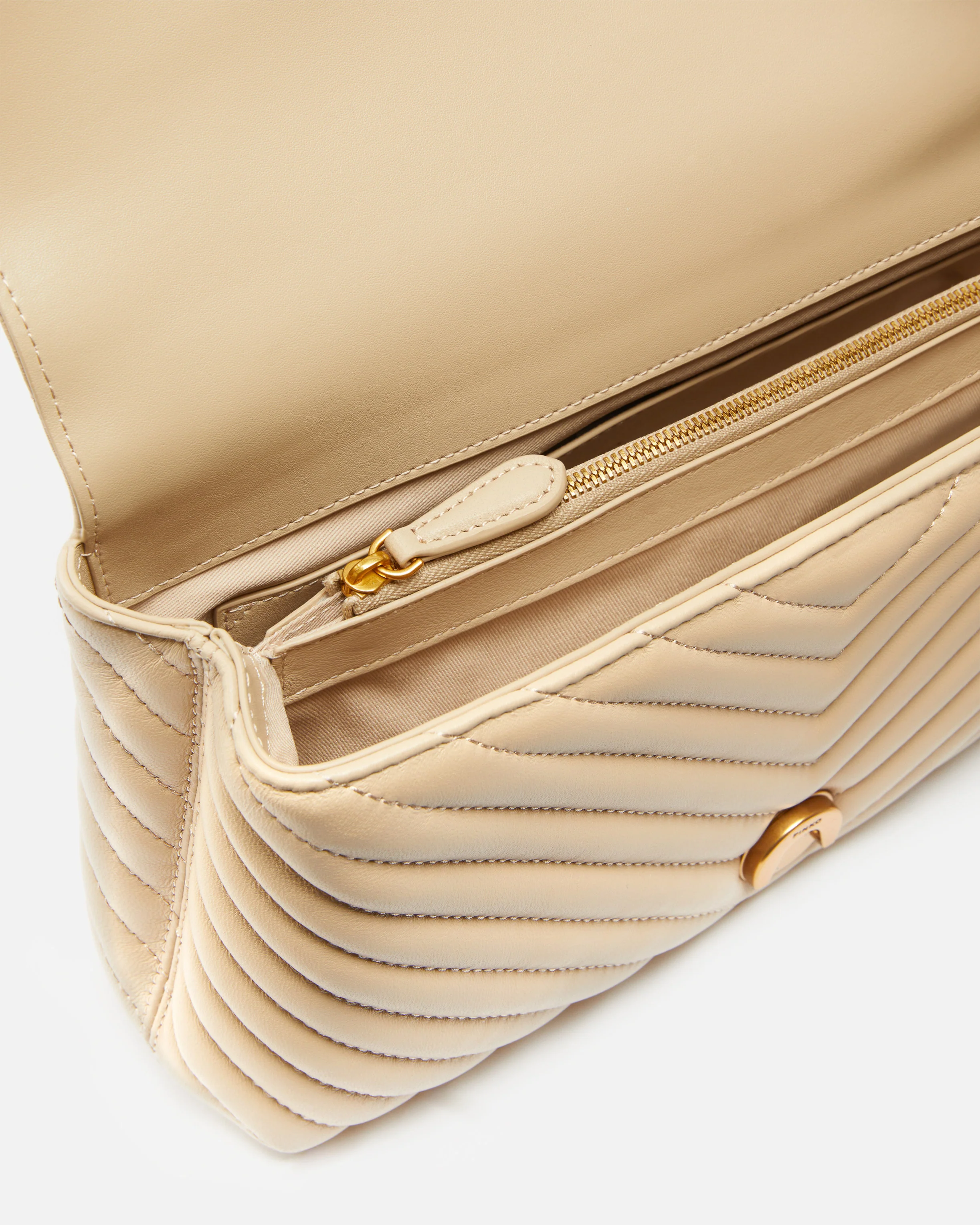 Borsa a mano media Lady Love Bag Puff in nappa chevron - Image 4