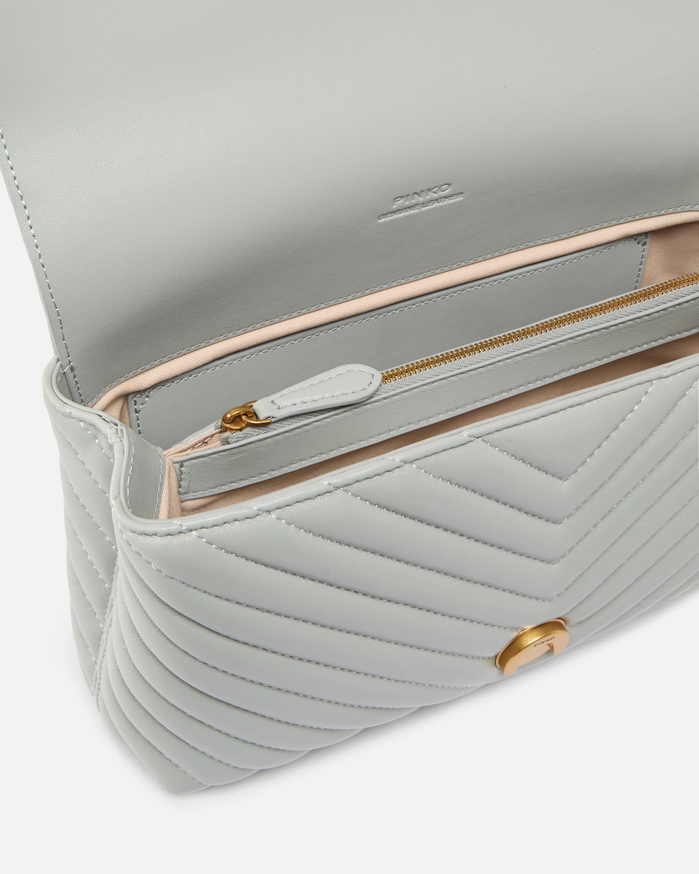 Borsa a mano media Lady Love Bag Puff in nappa chevron - Image 4