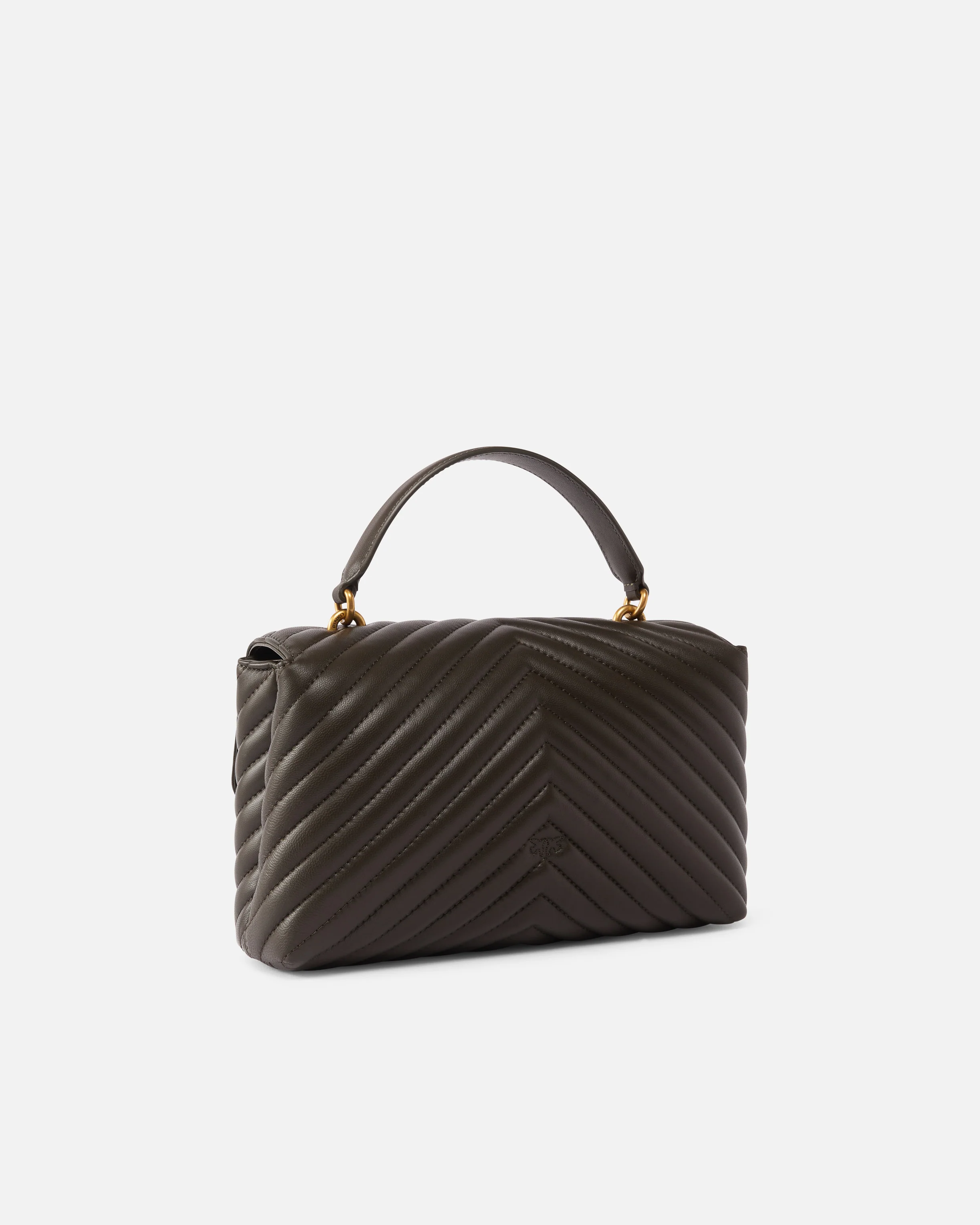 Borsa a mano media Lady Love Bag Puff in nappa chevron - Image 2