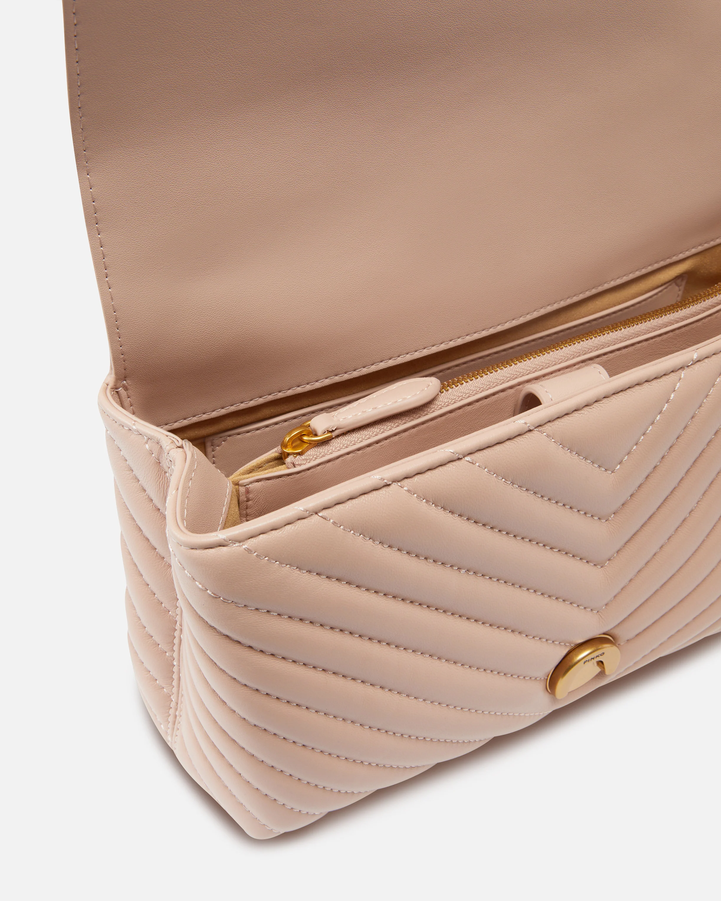 Borsa a mano media Lady Love Bag Puff in nappa chevron - Image 4