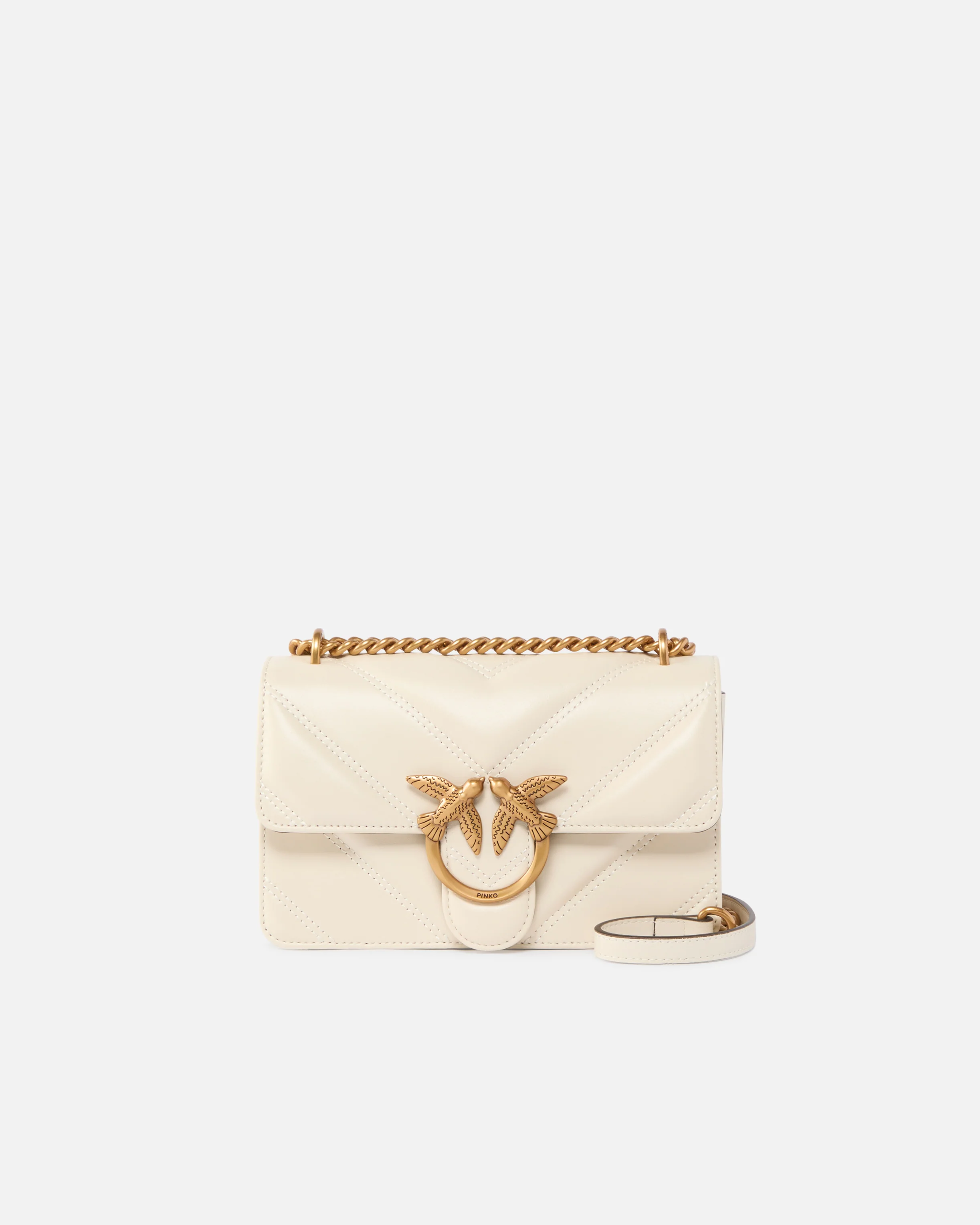Borsa a mano piccola Love Bag One in pelle