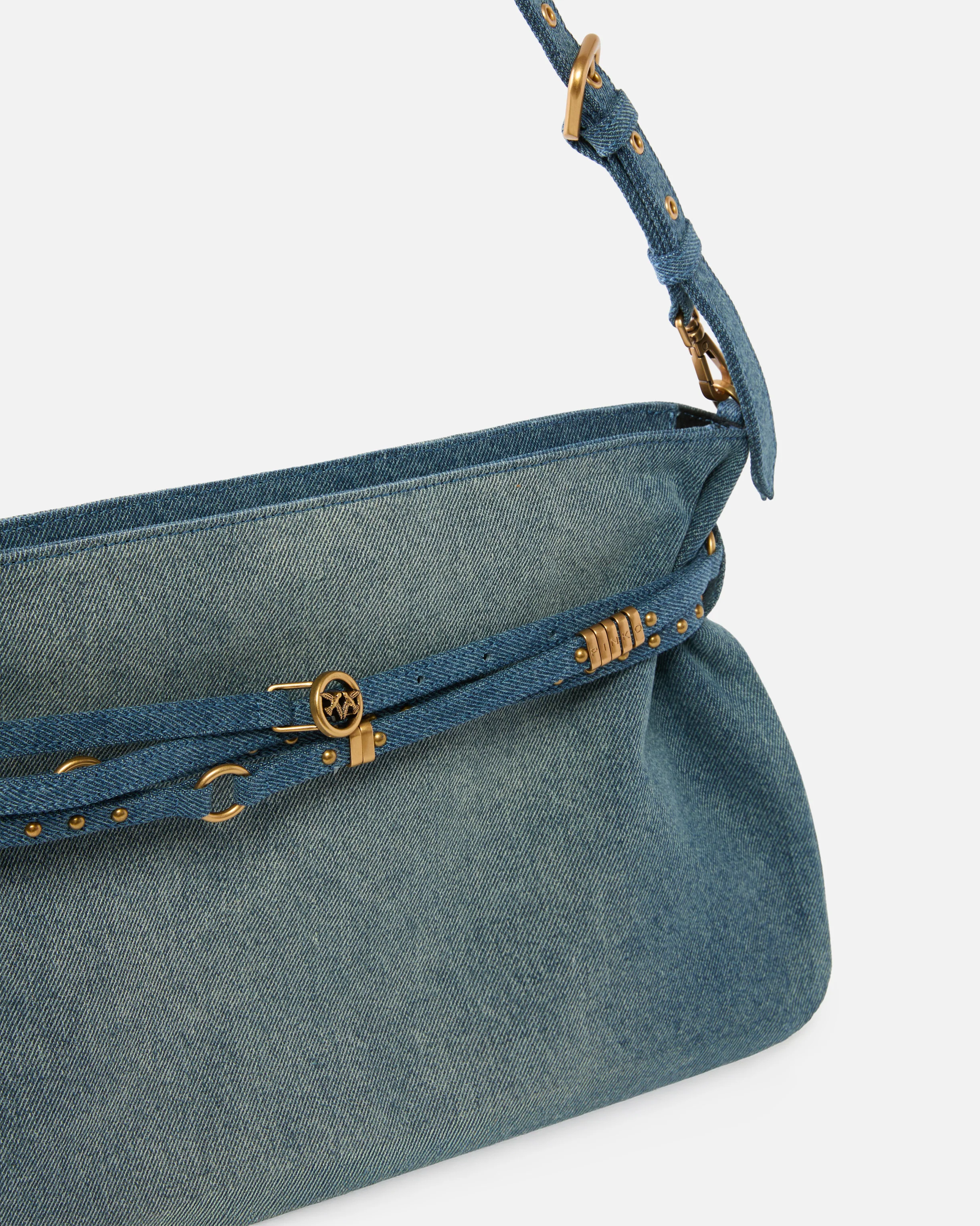 Borsa a spalla grande Belt Bag Big in denim - Image 3