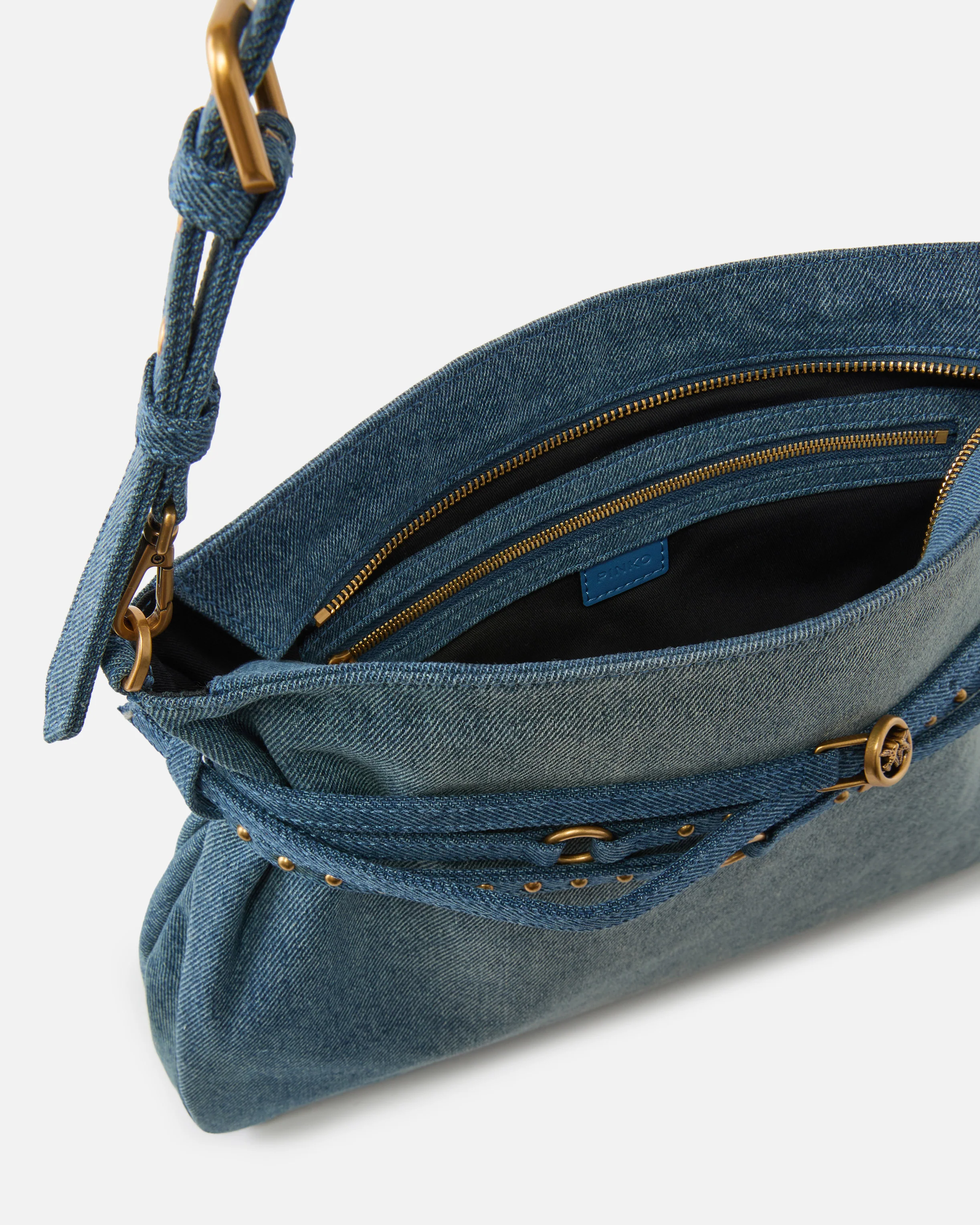Borsa a spalla grande Belt Bag Big in denim - Image 4