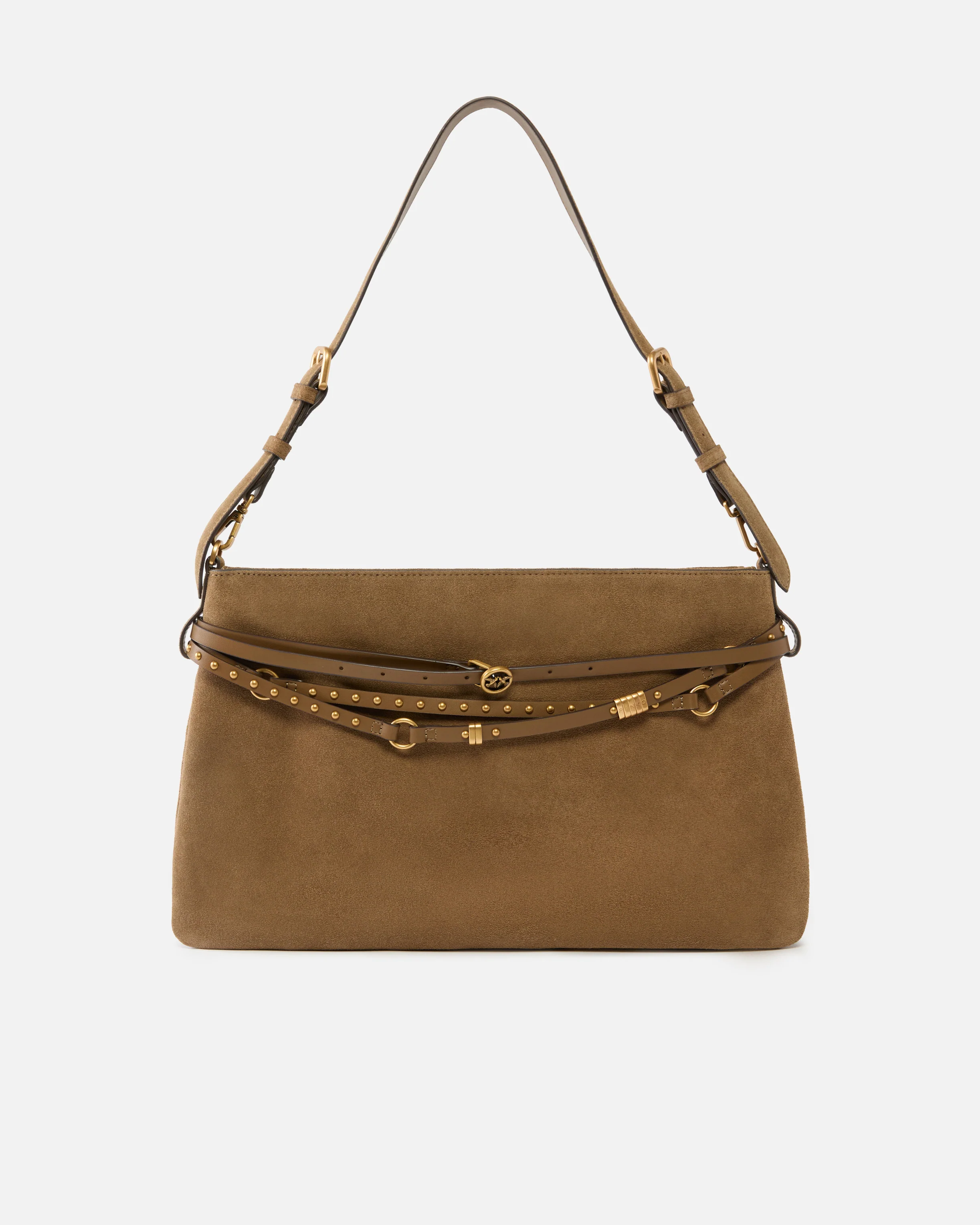 Borsa a spalla grande Belt Bag Big in suede