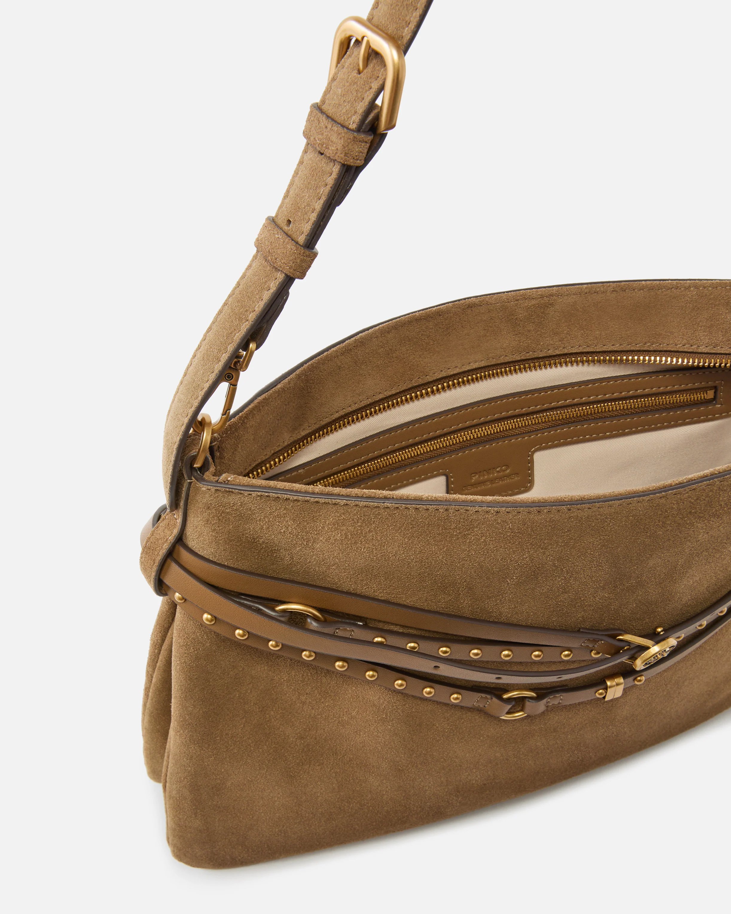 Borsa a spalla grande Belt Bag Big in suede - Image 4