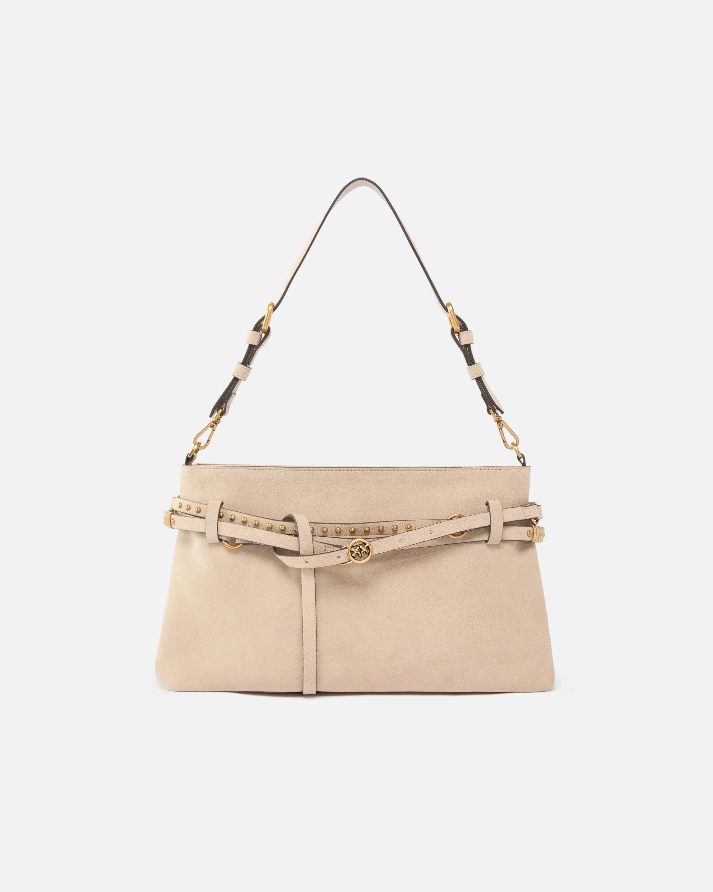 Borsa a spalla media Belt Bag in suede