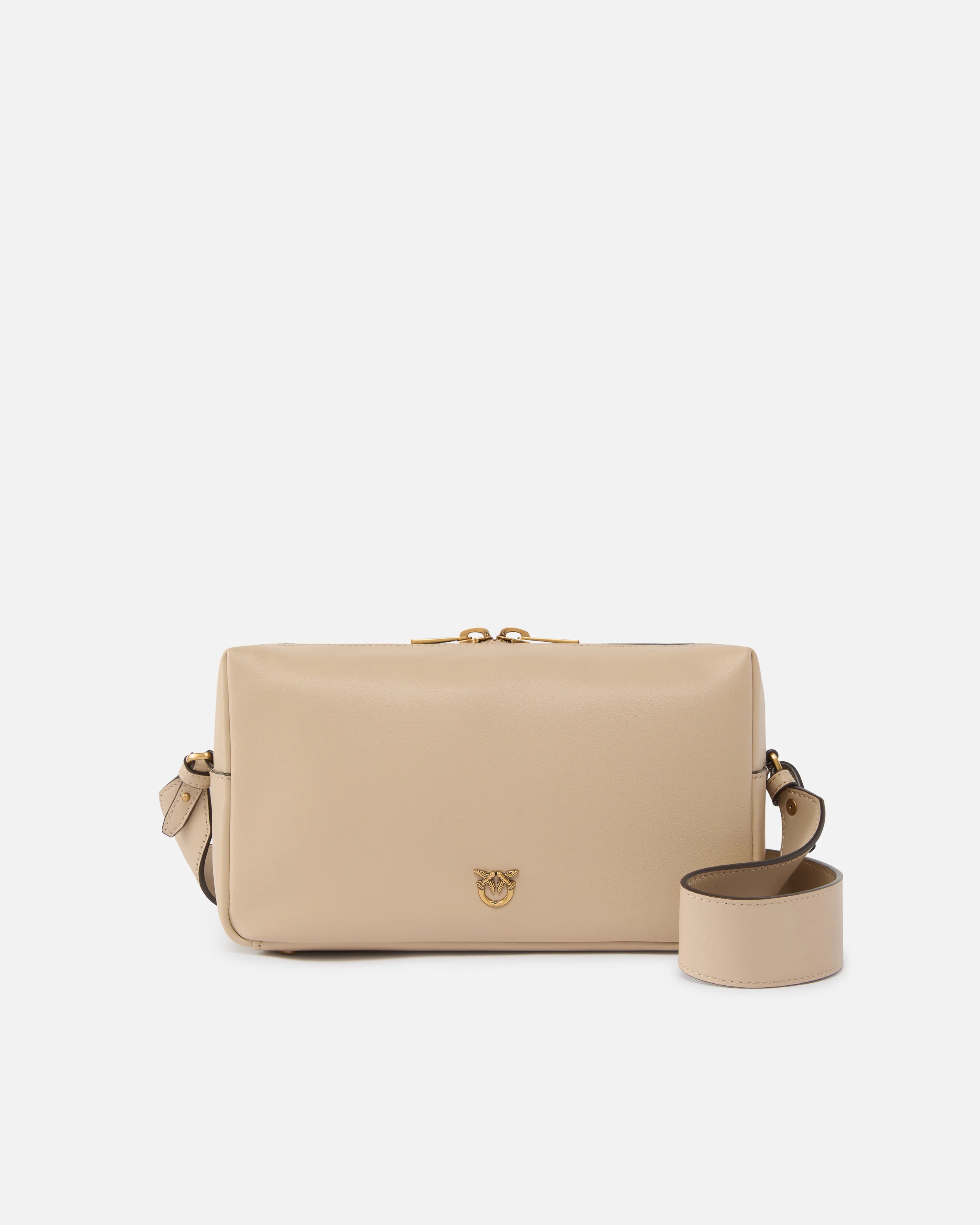 Borsa a spalla media Horizontal Bag in pelle