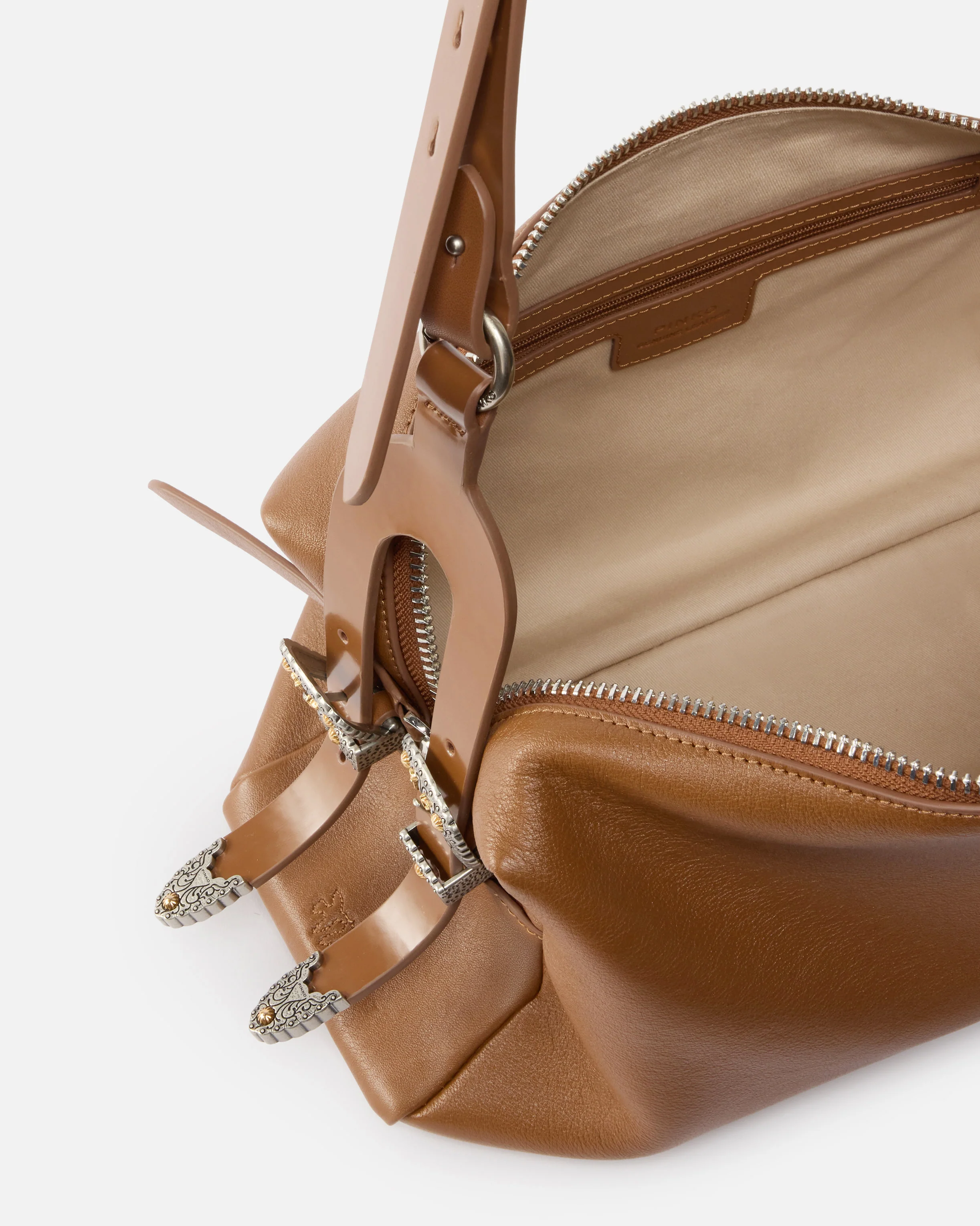 Borsa a spalla media Keeper Bag in pelle new biker - Image 4