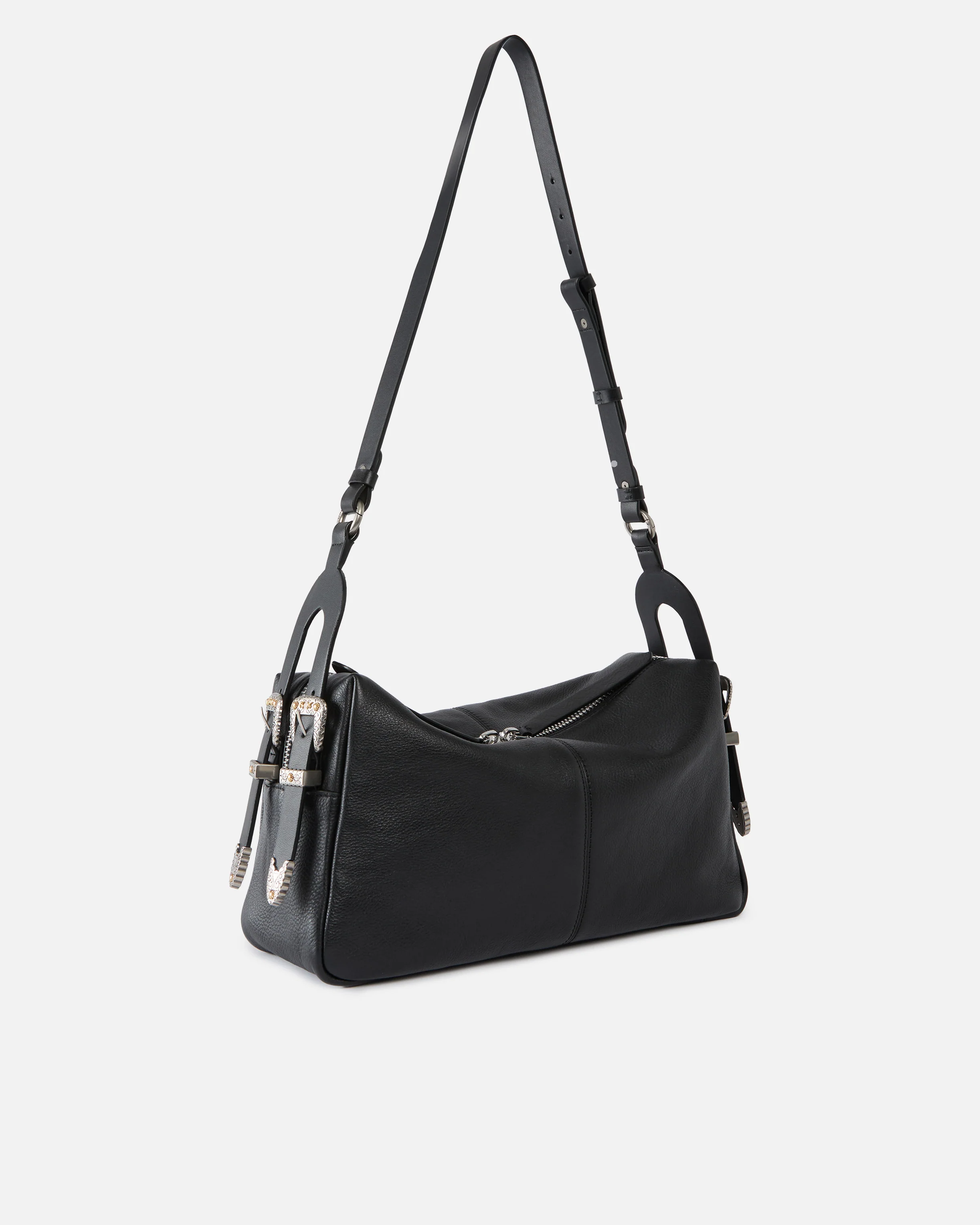Borsa a spalla media Keeper Bag in pelle new biker - Image 2