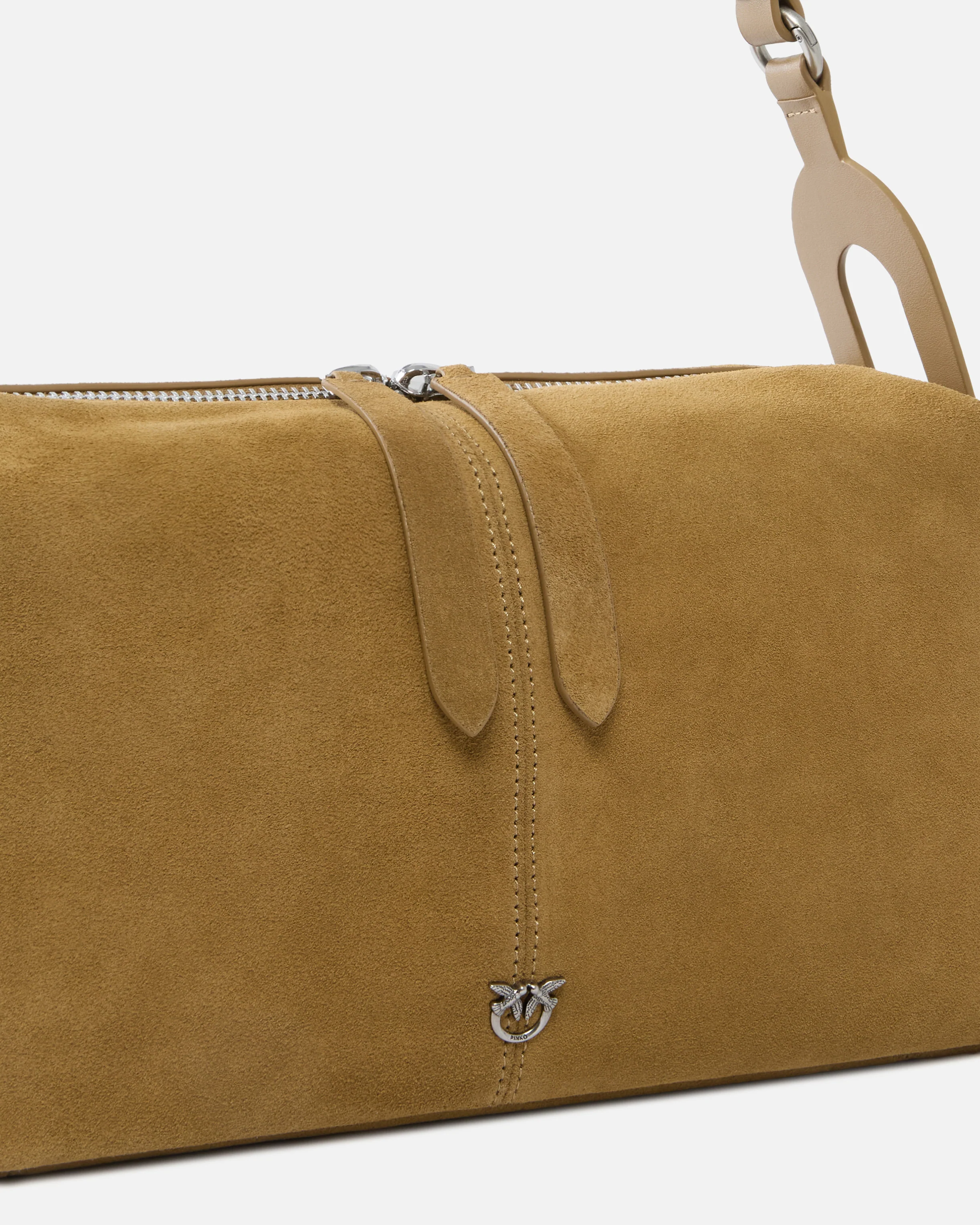 Borsa a spalla media Keeper Bag in suede - Image 3