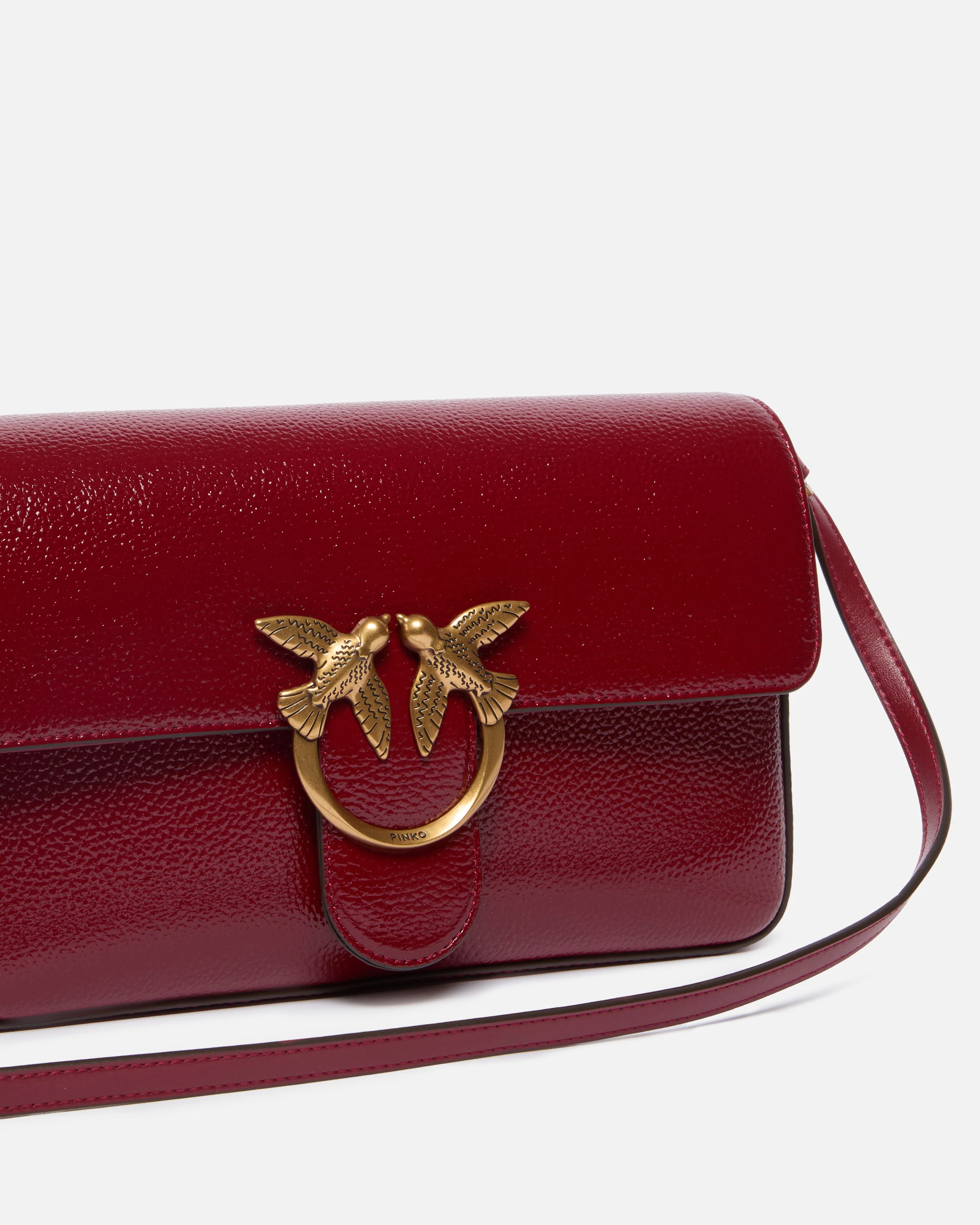 Borsa a spalla media Love Bag One Slouchy in pelle bottalata - Image 3