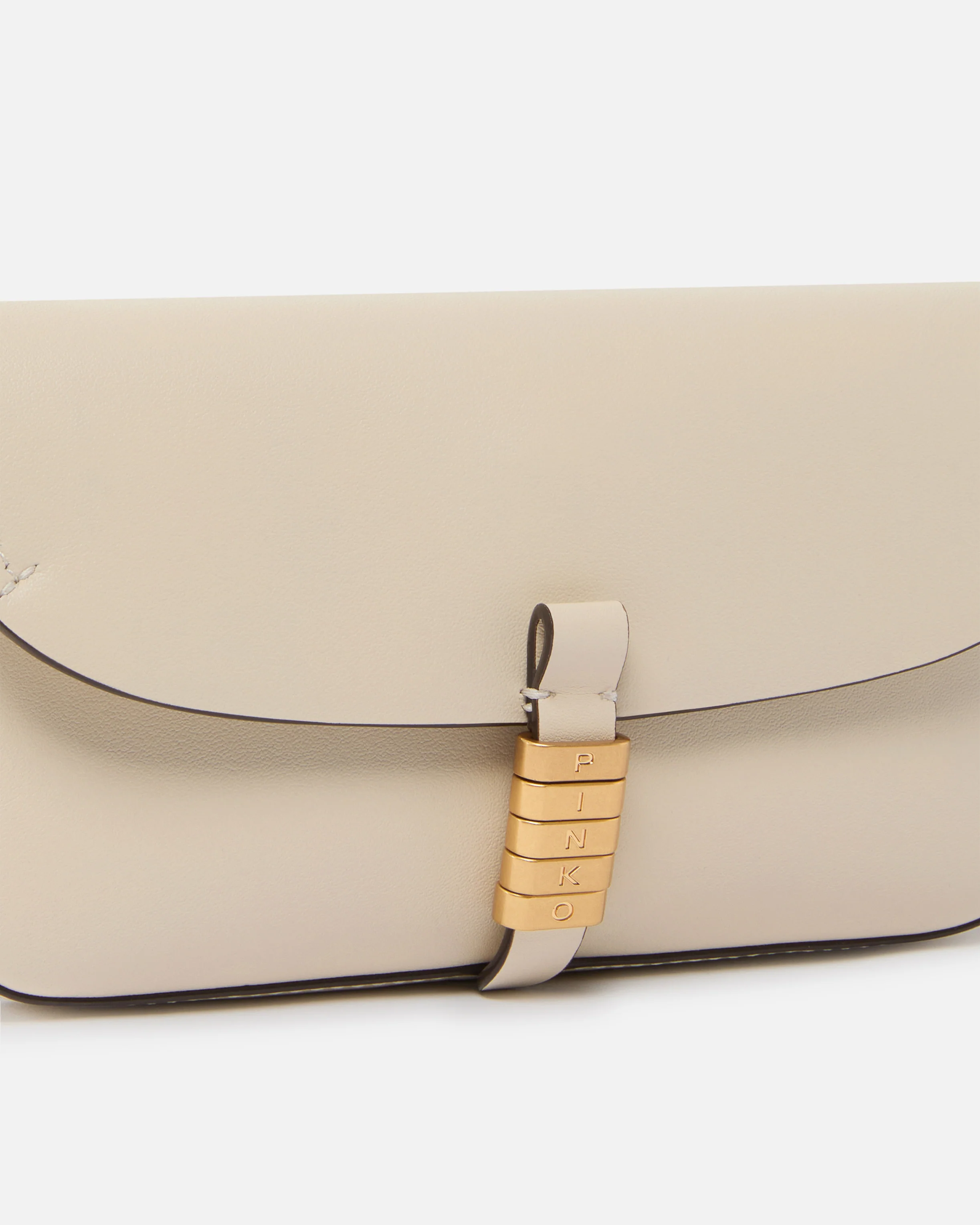 Borsa a spalla media Saddle Flat in pelle - Image 3