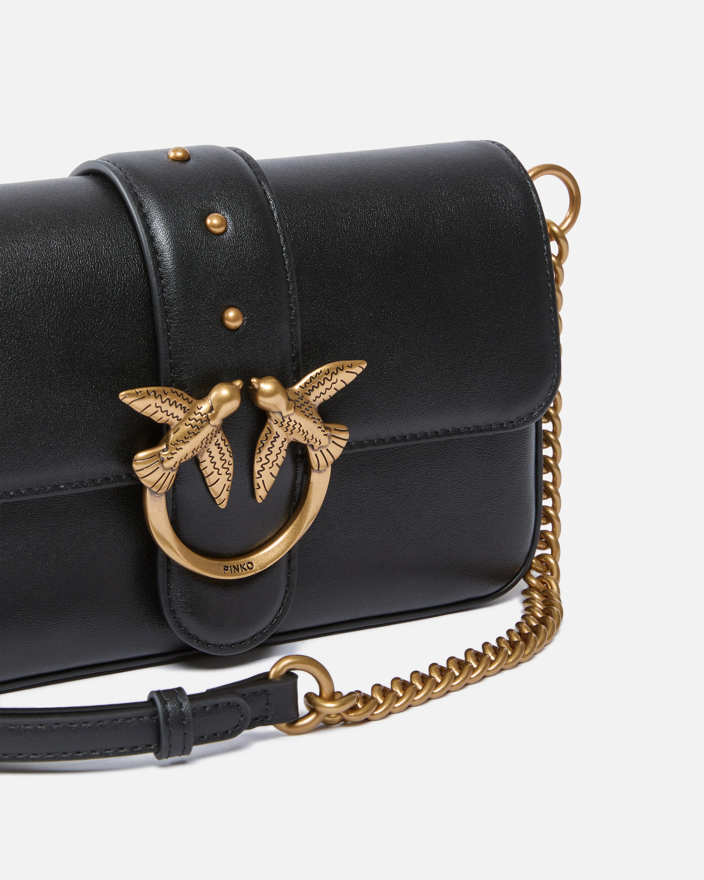 Borsa a spalla morbida Mini Love Bag in pelle - Image 3