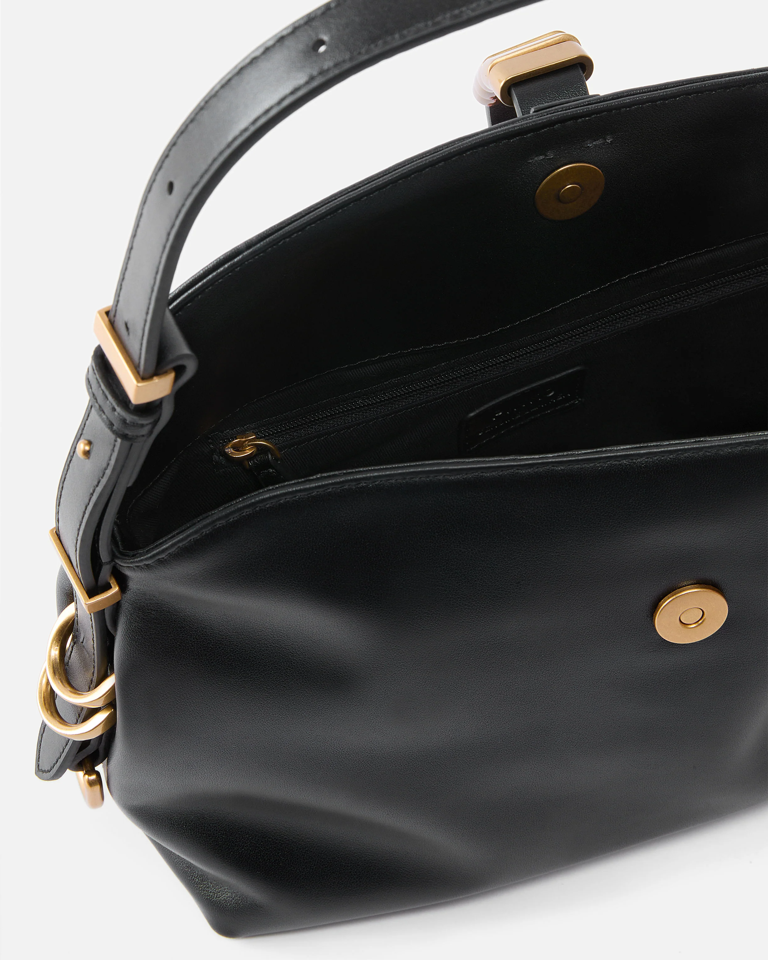 Borsa a spalla piccola Saddle Bag in pelle - Image 3