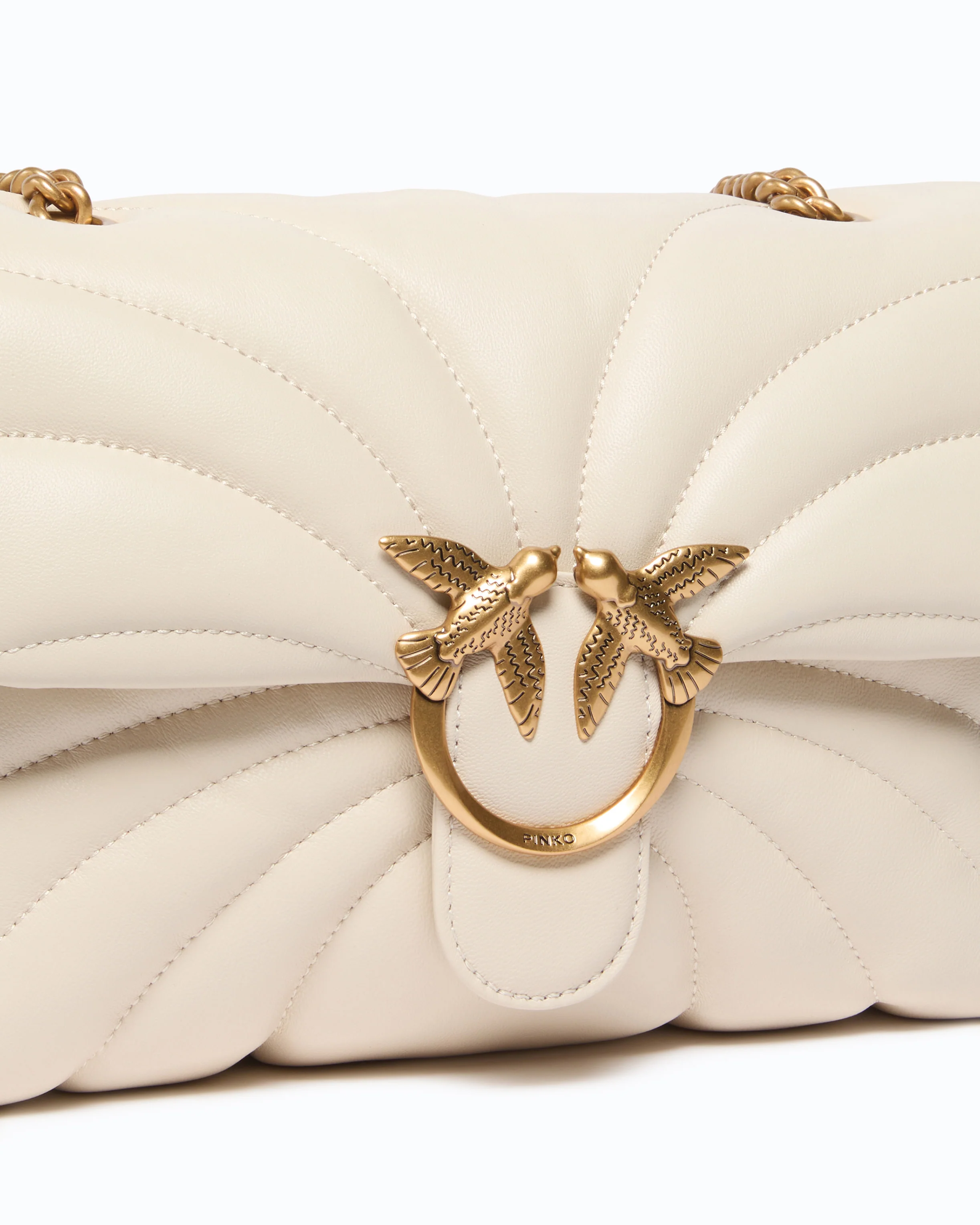 Borsa a tracolla grande Love Bag Puff trapunta farfalla - Image 3
