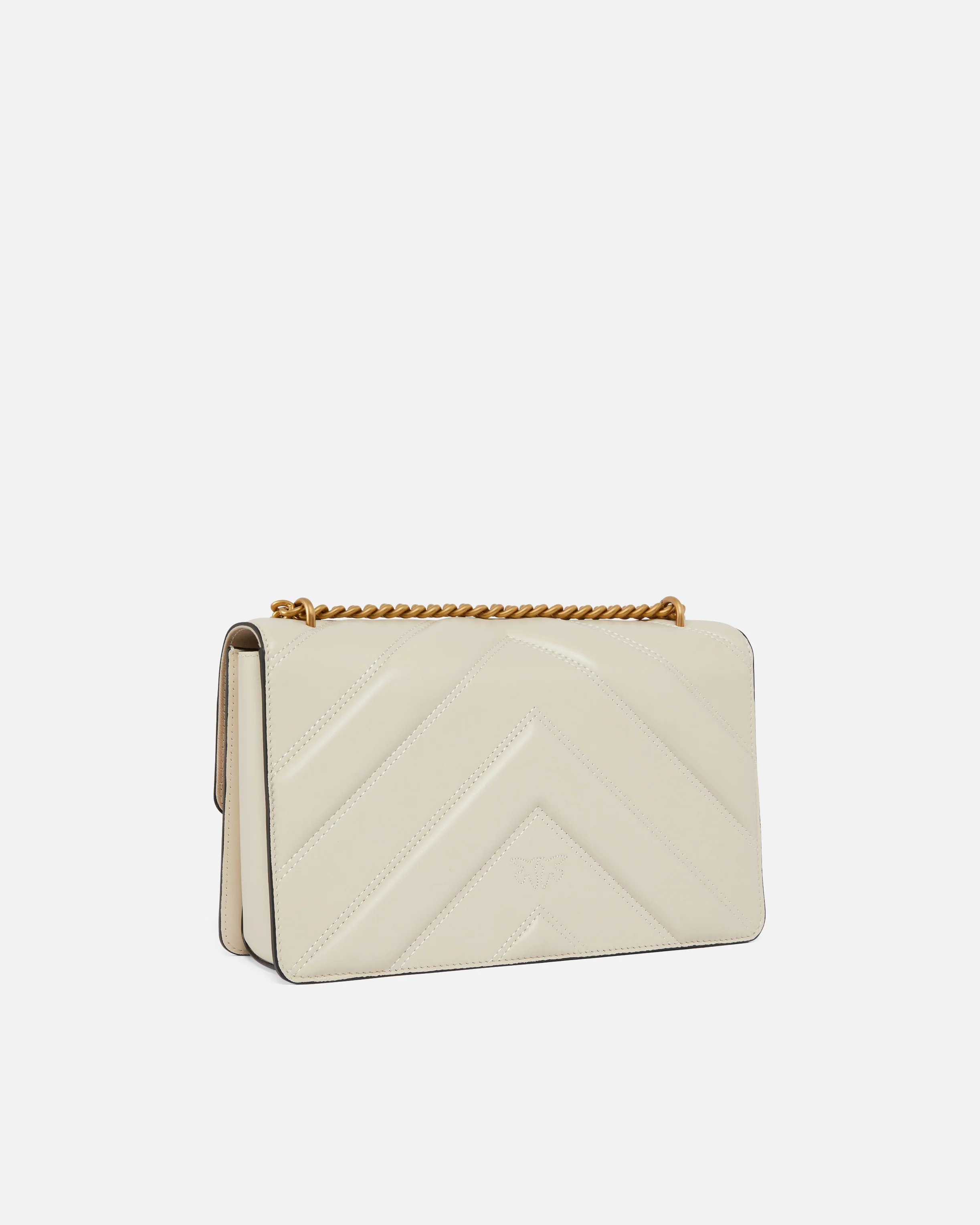 Borsa a tracolla media Love Bag One Light in nappa chevron - Image 2