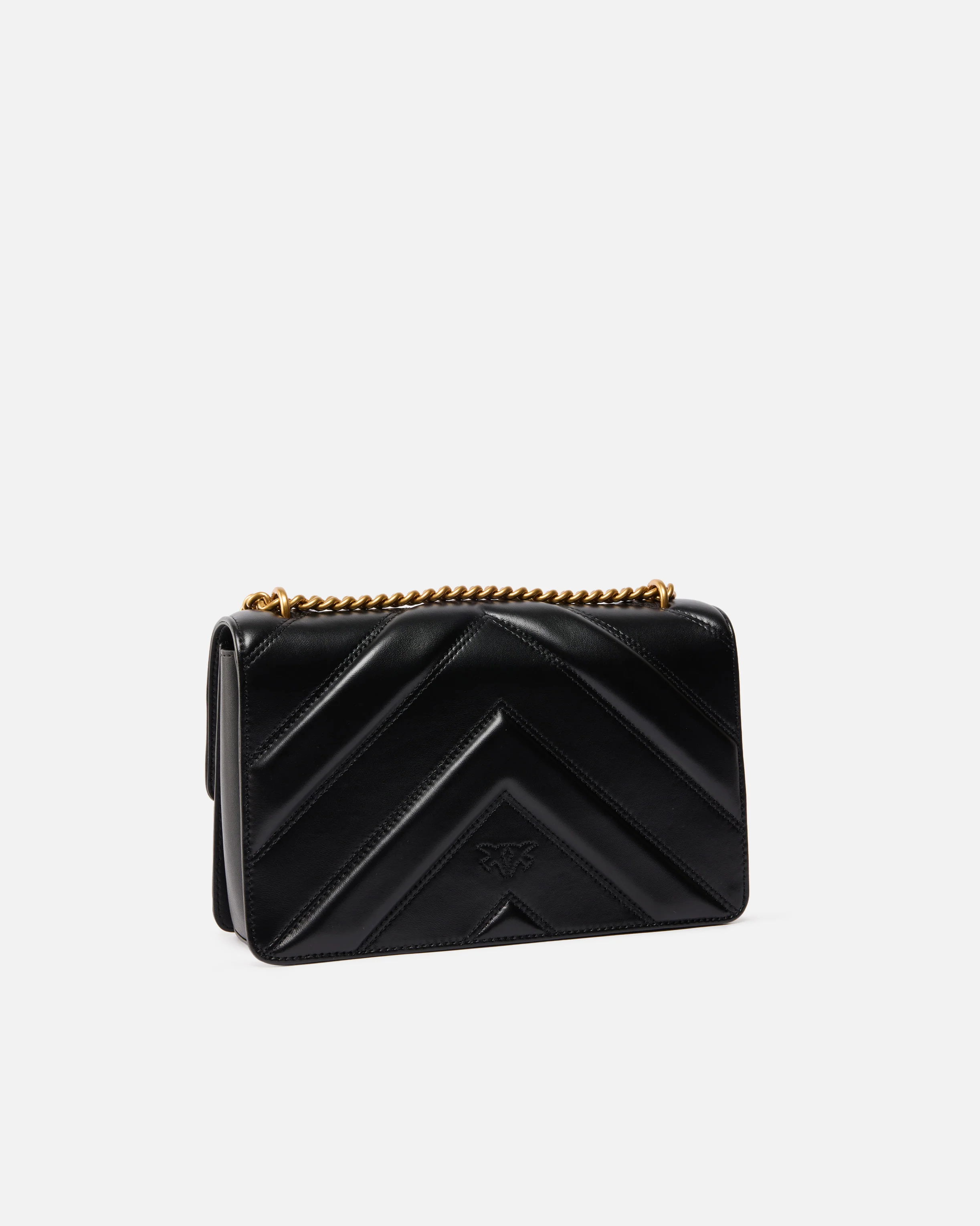 Borsa a tracolla media Love Bag One Light in nappa chevron - Image 2