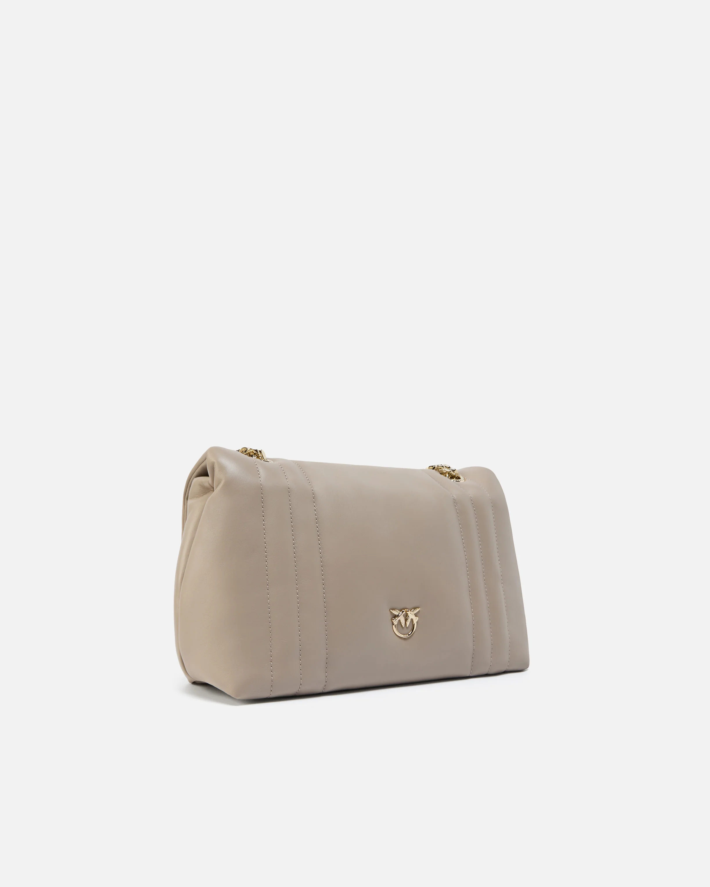 Borsa a tracolla media Love Bag Puff in nappa trapuntata con fibbia sfaccettata PINKO Galleria - Image 2