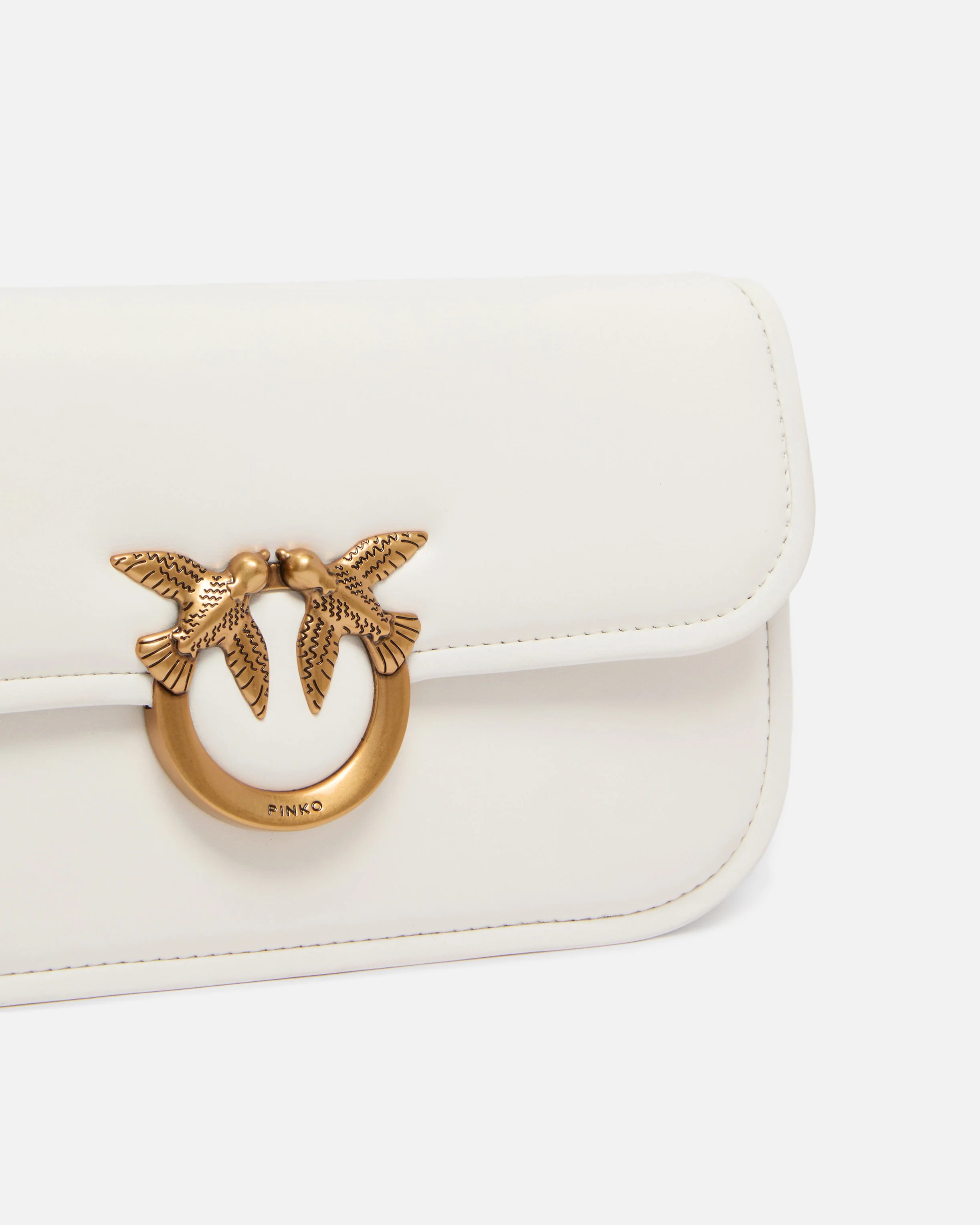 Borsa a tracolla piccola Love Bag Box in nappa - Image 3