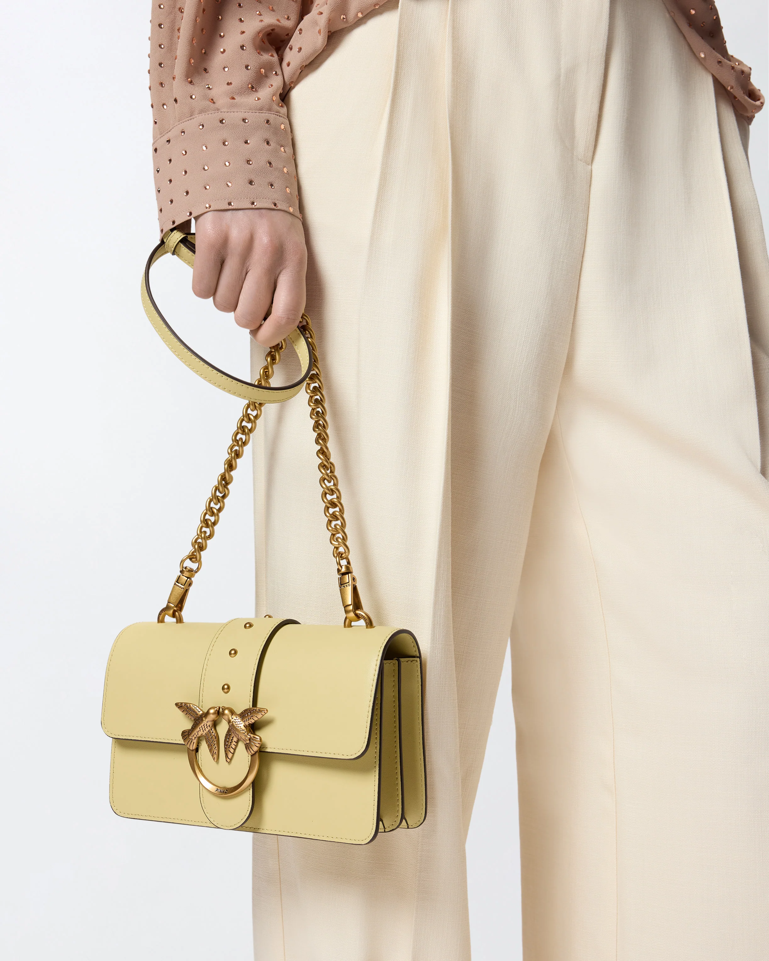Borsa a tracolla piccola Love Bag One in pelle - Image 5
