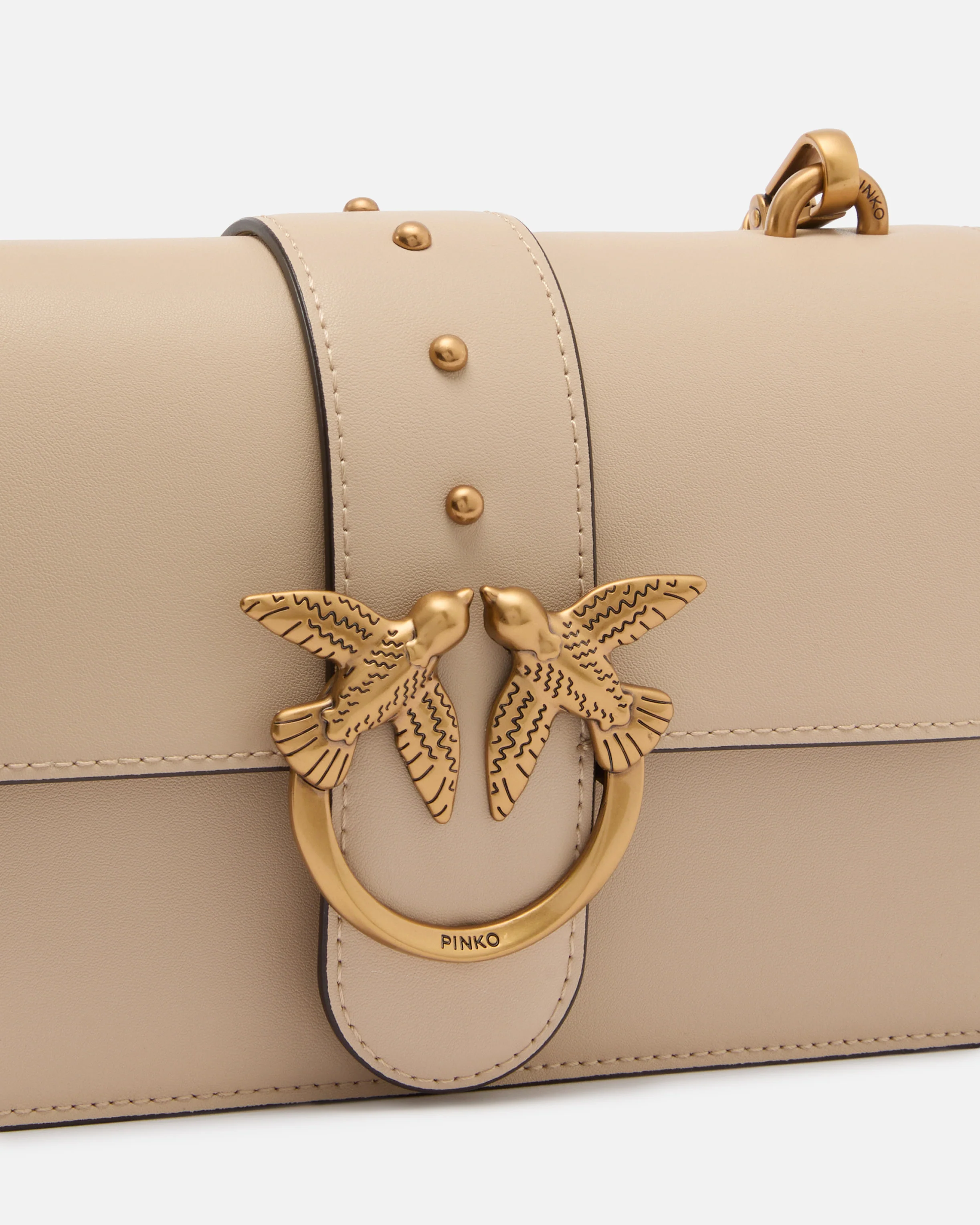 Borsa a tracolla piccola Love Bag One in pelle - Image 3