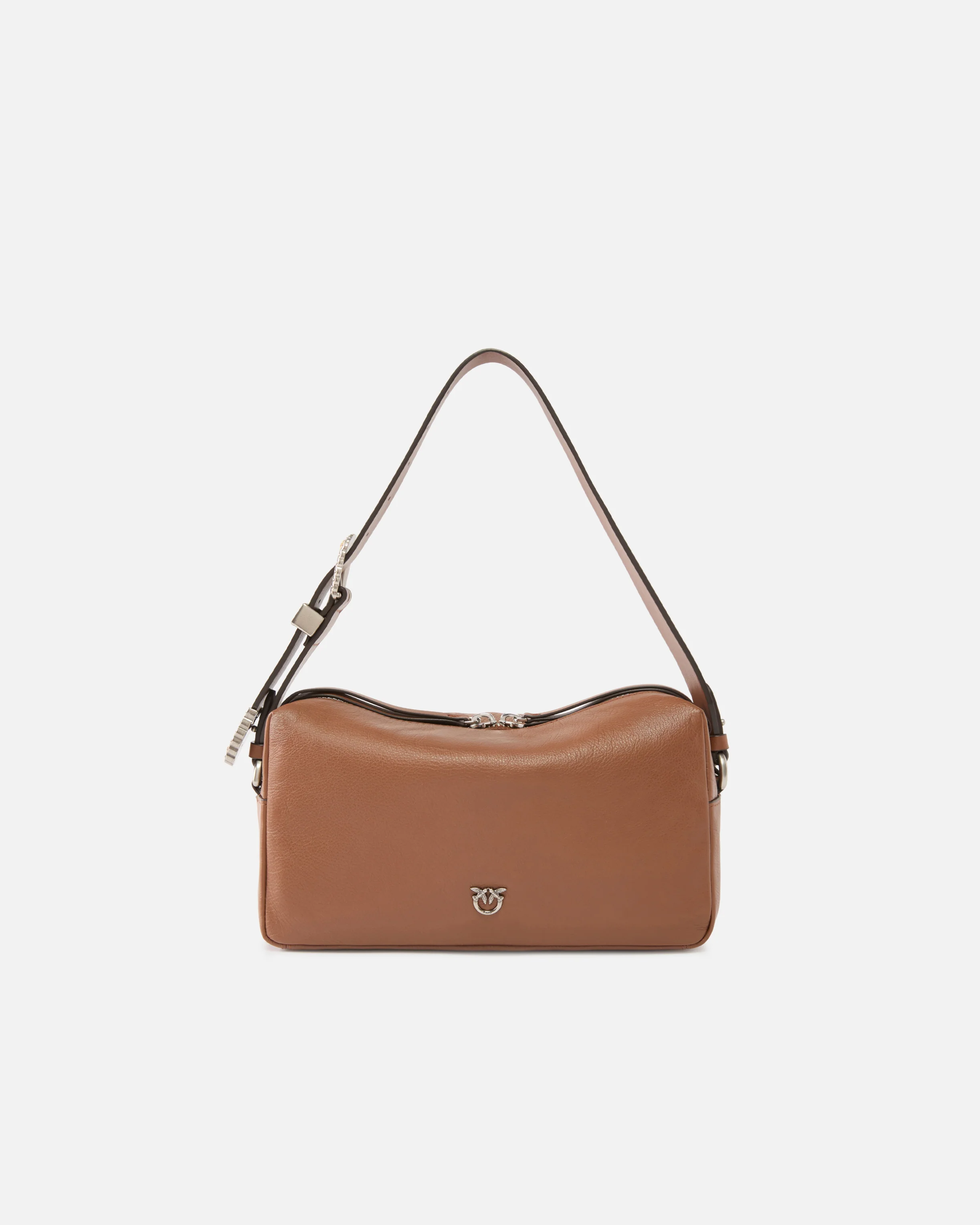 Borsa bauletto a tracolla media in pelle new biker
