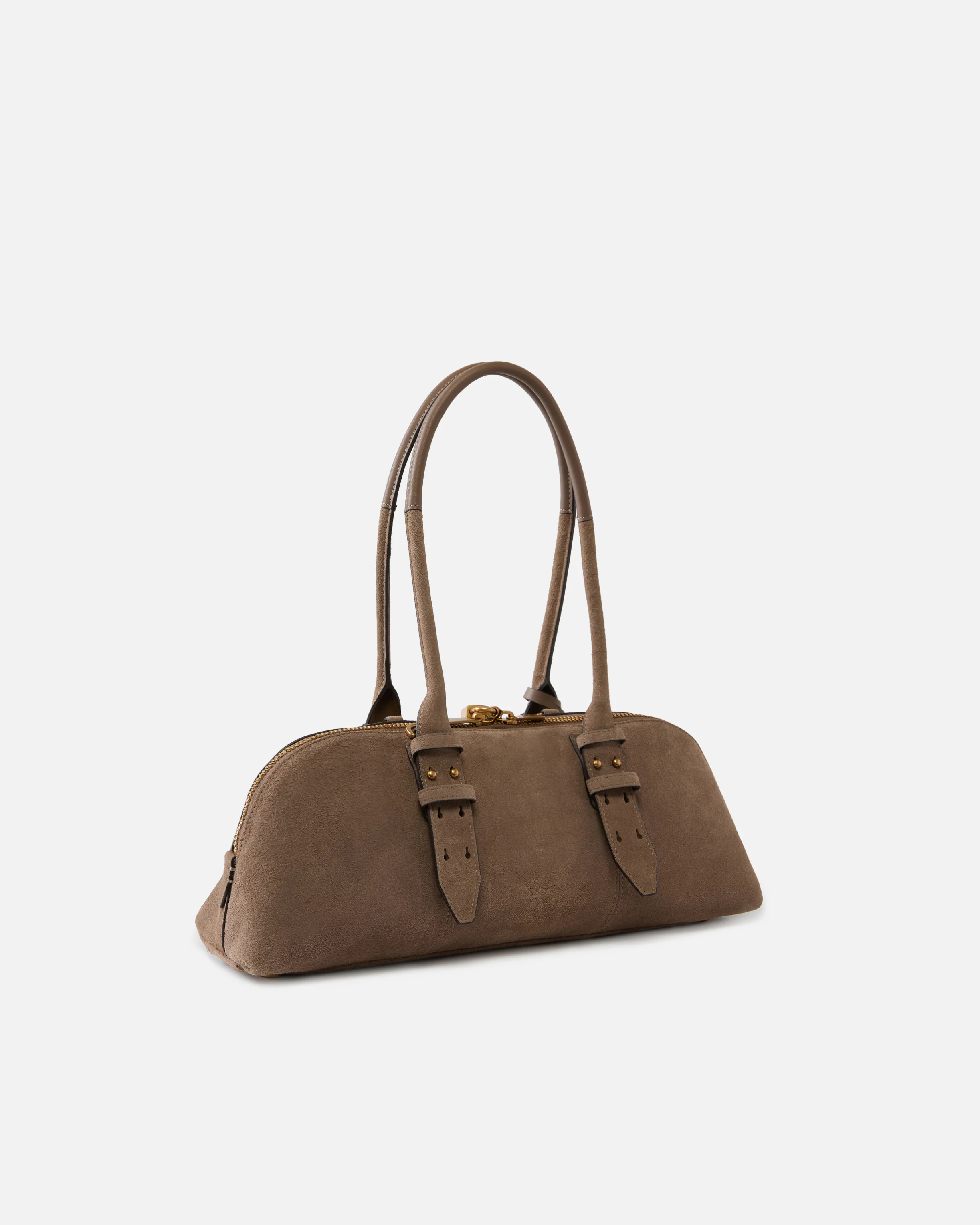 Borsa grande a spalla Escape Bag Horizontal in suede - Image 2