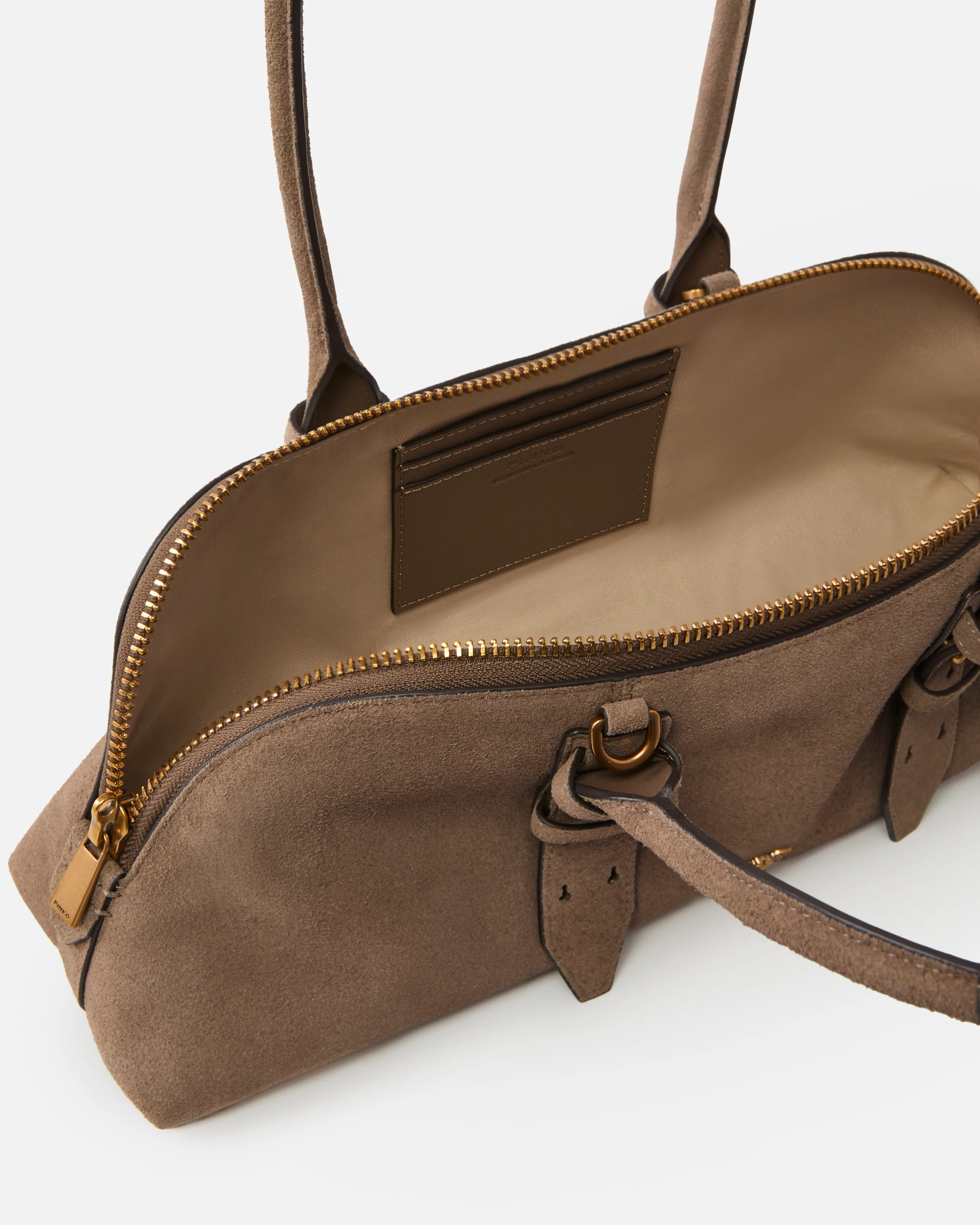 Borsa grande a spalla Escape Bag Horizontal in suede - Image 4