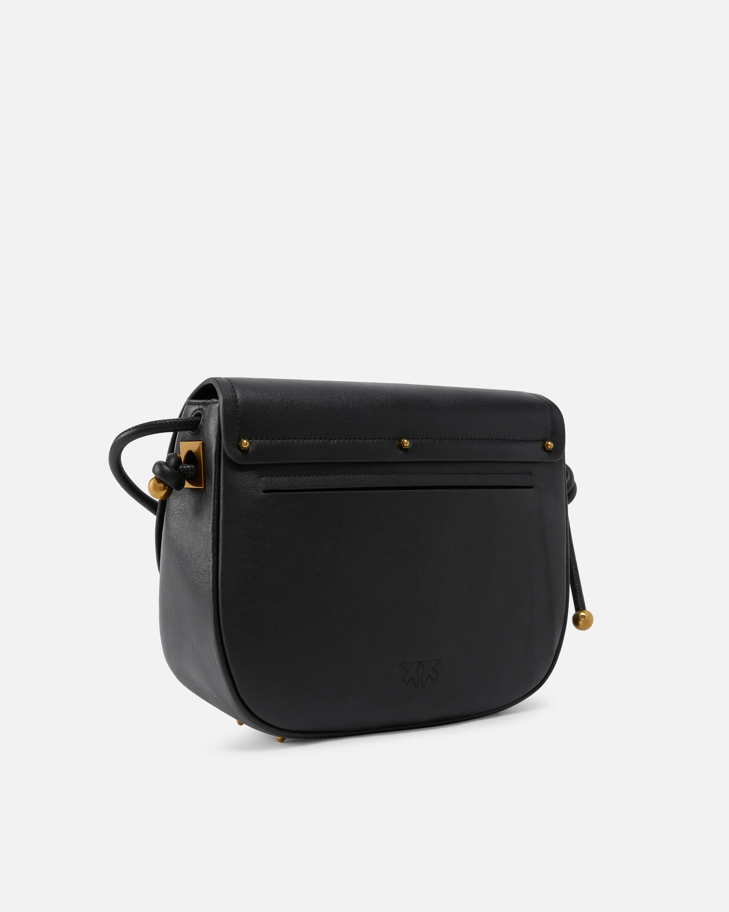 Borsa grande a tracolla in pelle con nodi - Image 2