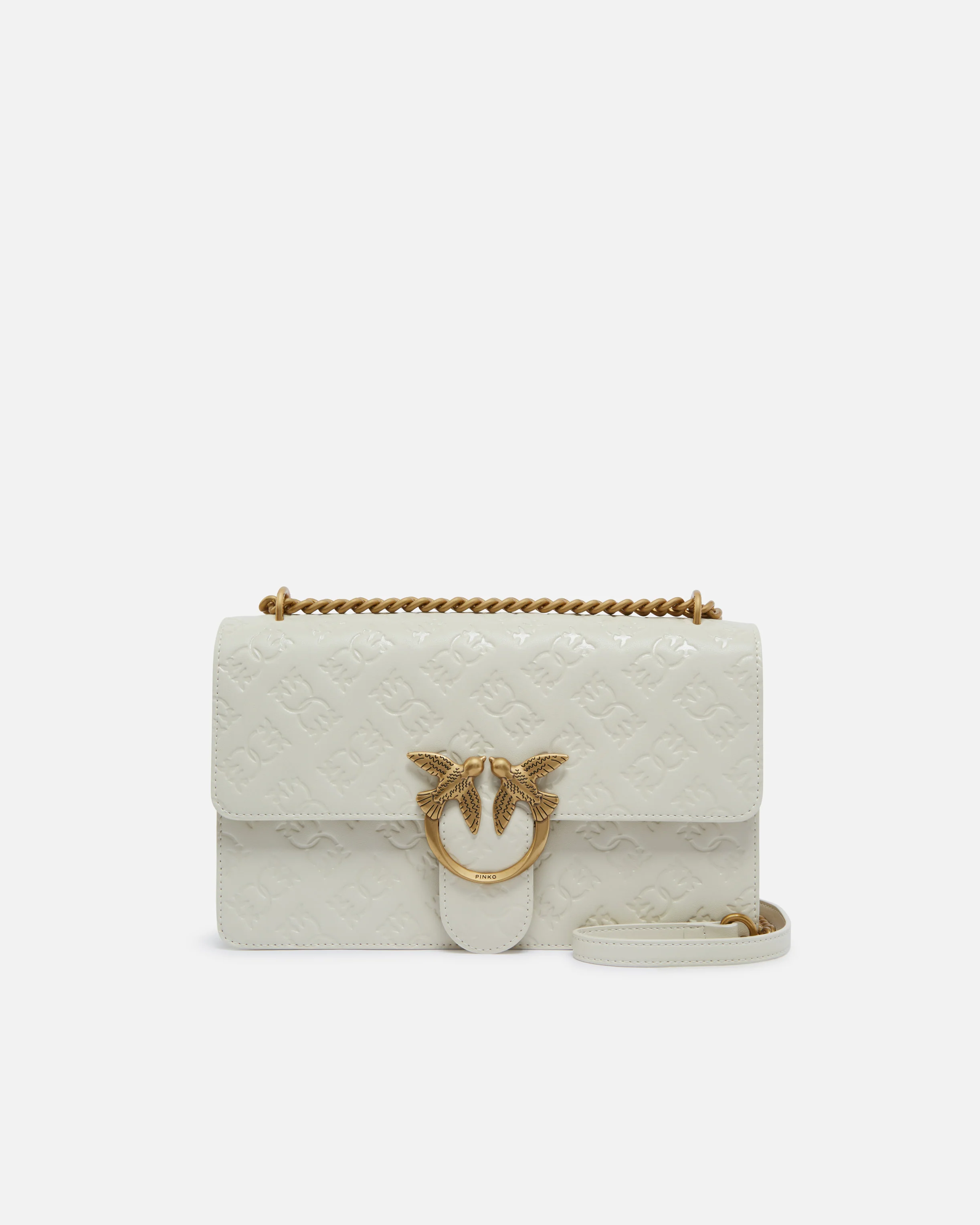 Borsa Love Bag a tracolla in pelle con logo