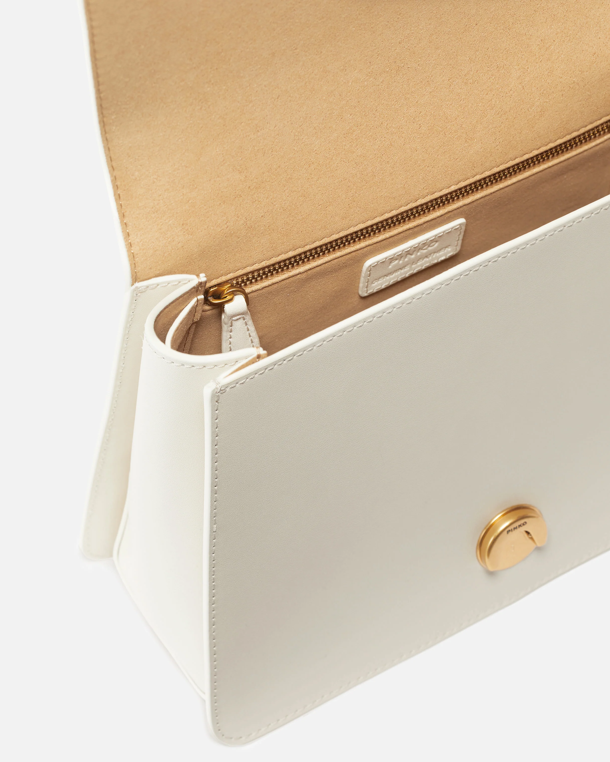 Borsa media a mano Love Bag Top Handle in pelle - Image 4