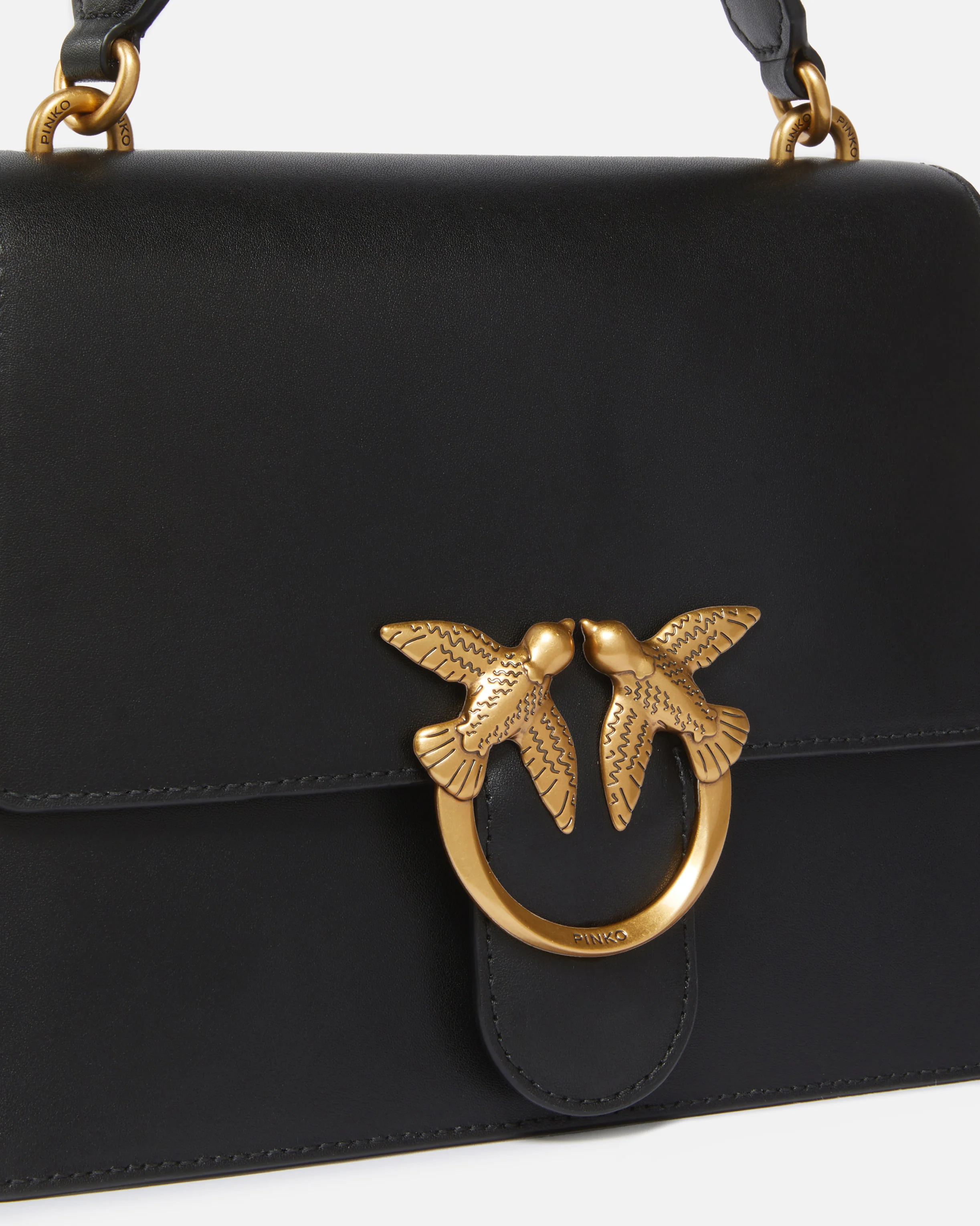 Borsa media a mano Love Bag Top Handle in pelle - Image 3